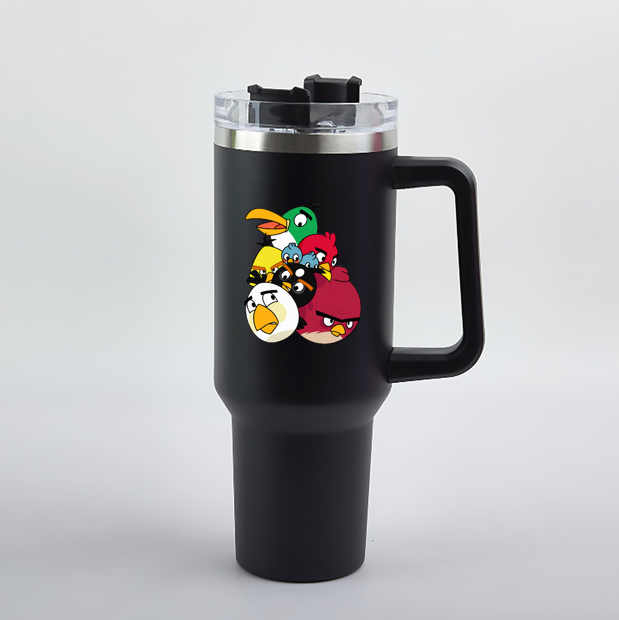 （画像用） Angry Birds アングリーバード 1200mL車用タンブラー（カラープリント）