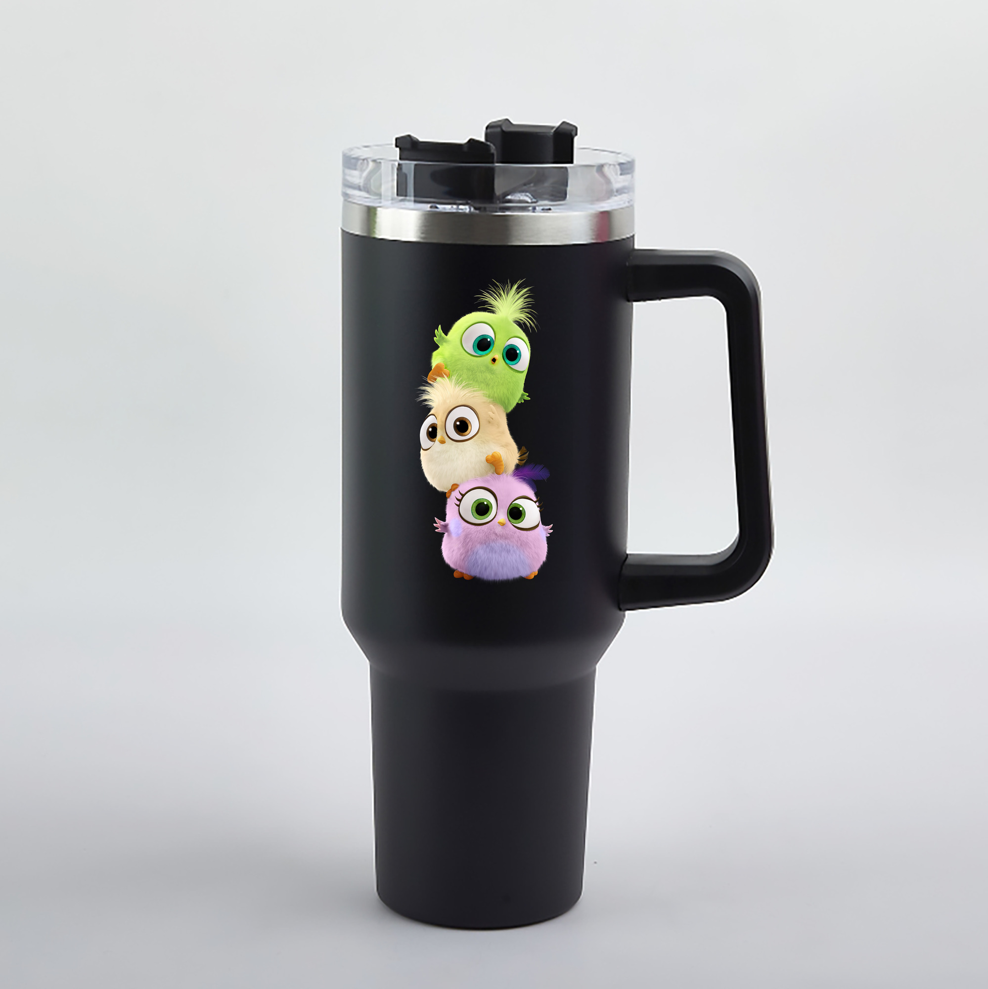 （画像用） Angry Birds アングリーバード 1200mL車用タンブラー（カラープリント）