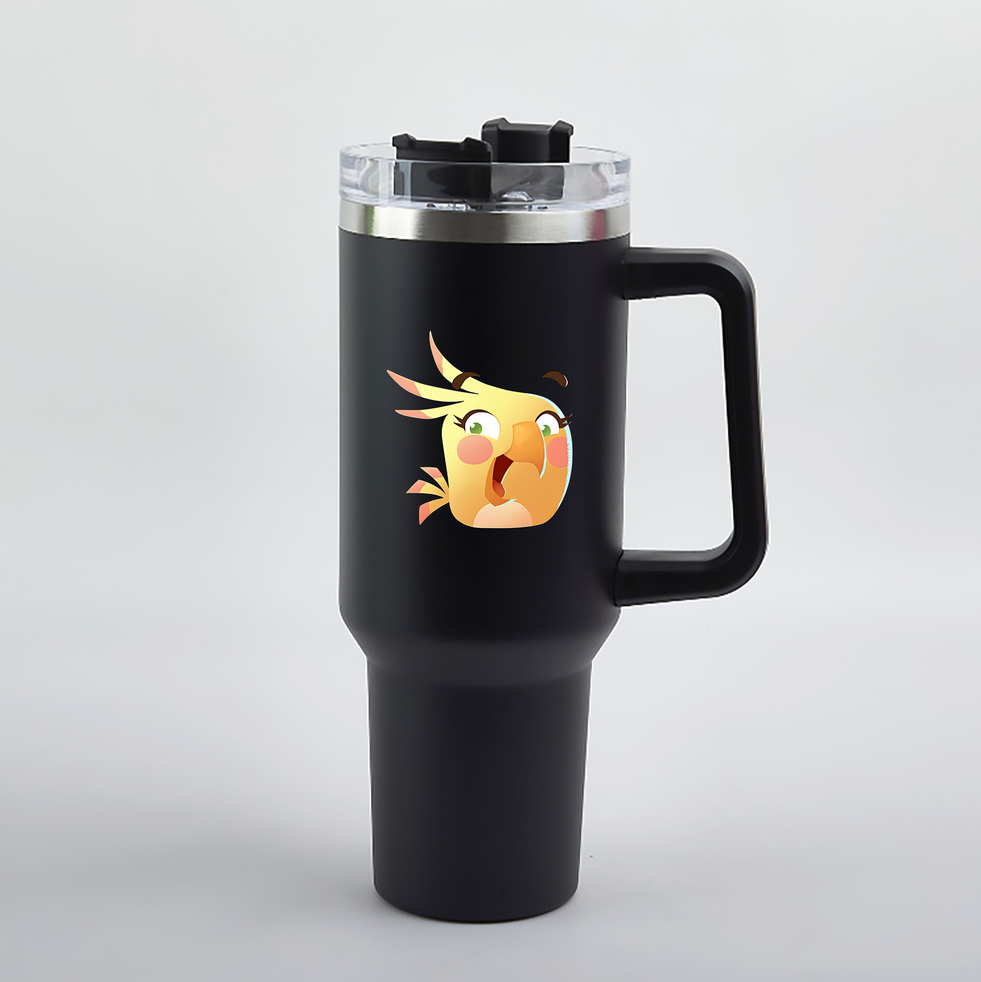 （画像用） Angry Birds アングリーバード 1200mL車用タンブラー（カラープリント）