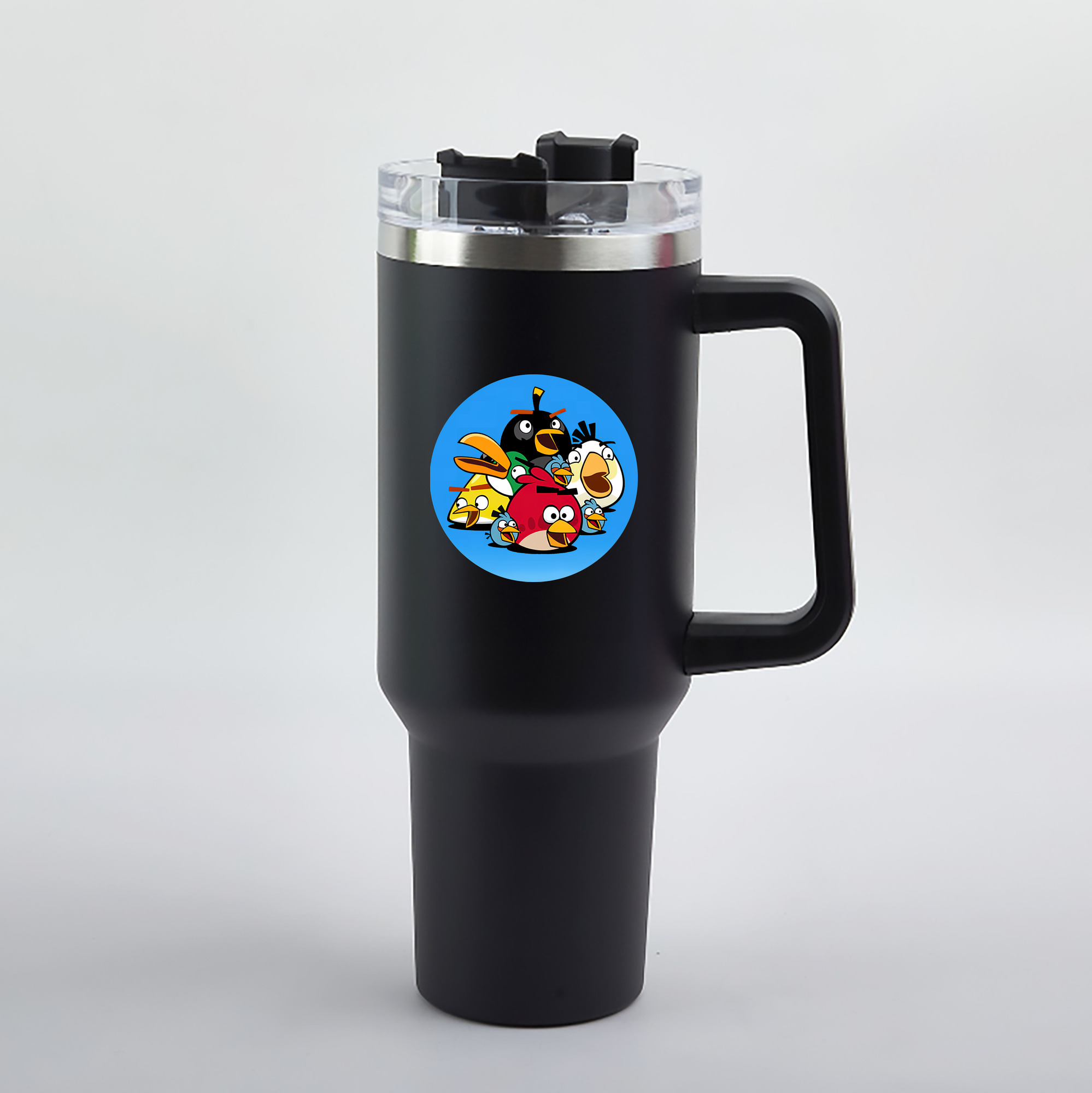 （画像用） Angry Birds アングリーバード 1200mL車用タンブラー（カラープリント）
