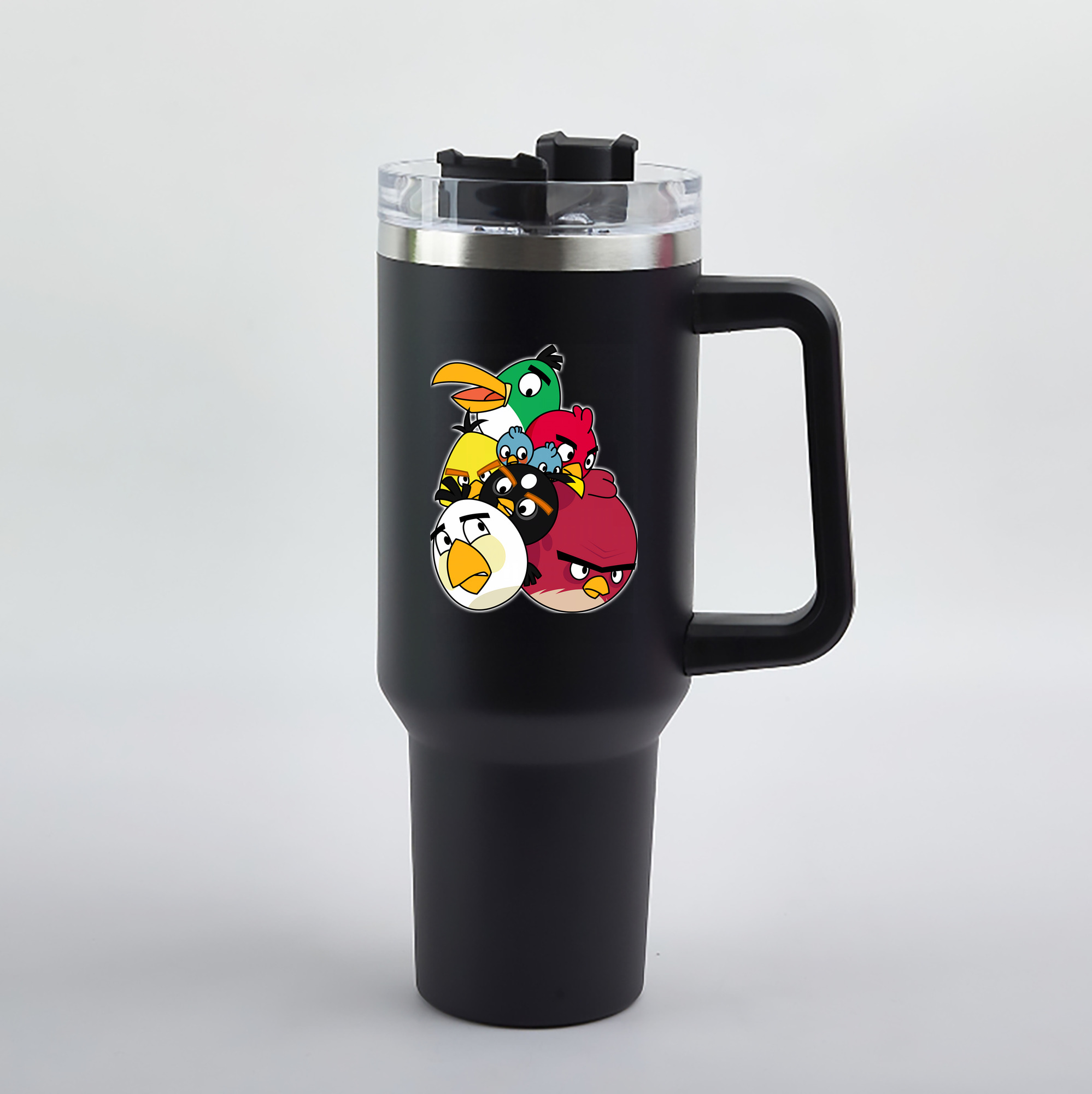（画像用） Angry Birds アングリーバード 1200mL車用タンブラー（カラープリント）