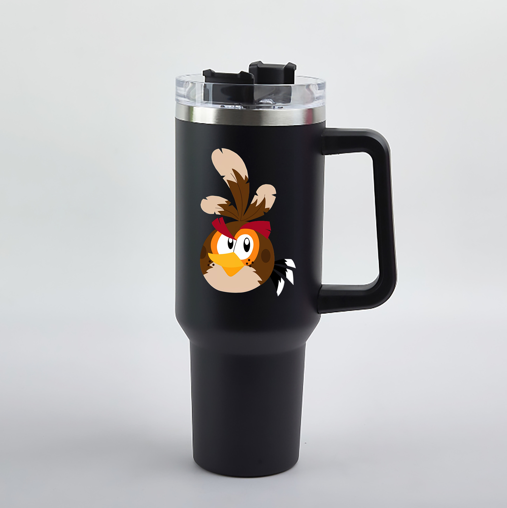 （画像用） Angry Birds アングリーバード 1200mL車用タンブラー（カラープリント）
