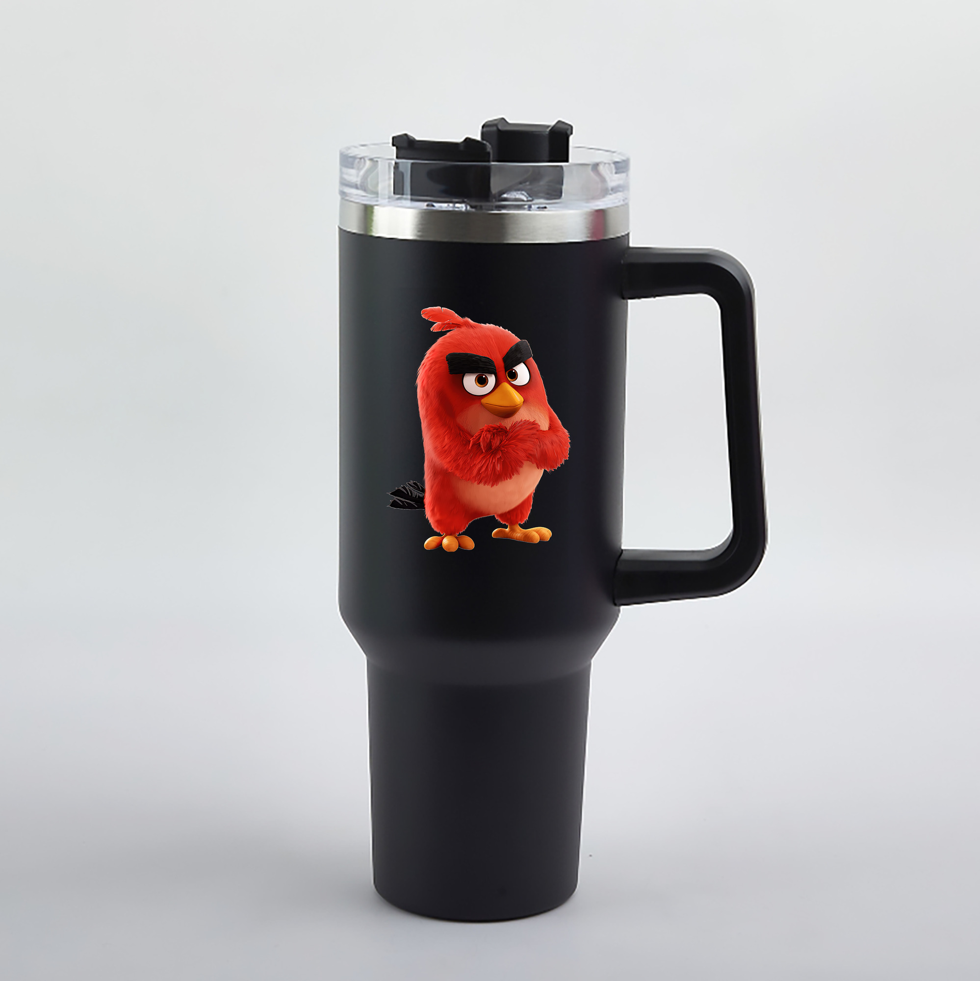 （画像用） Angry Birds アングリーバード 1200mL車用タンブラー（カラープリント）