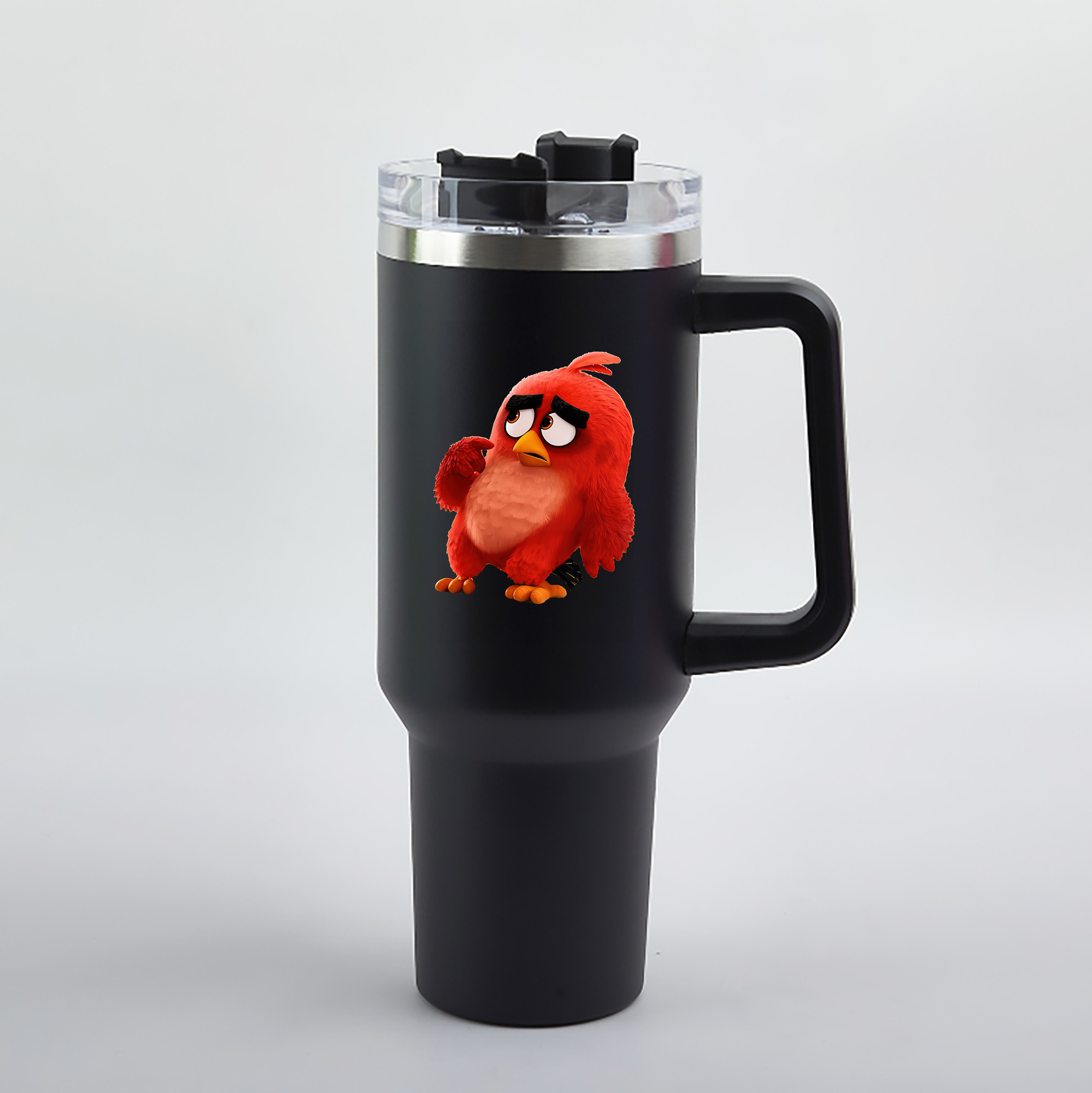 （画像用） Angry Birds アングリーバード 1200mL車用タンブラー（カラープリント）