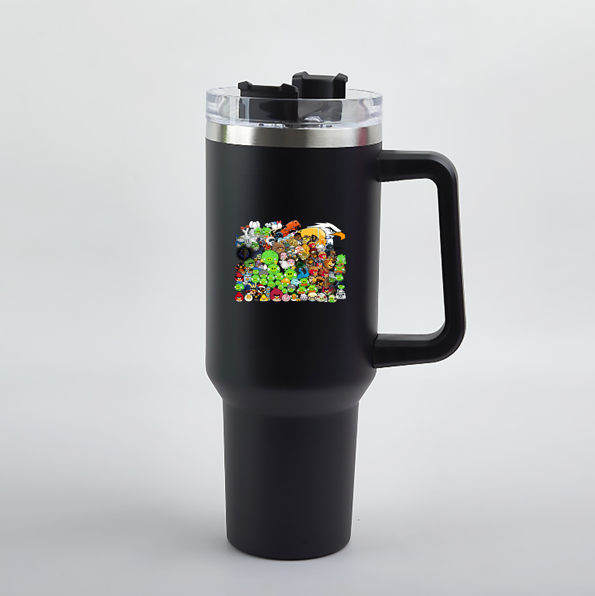 （画像用） Angry Birds アングリーバード 1200mL車用タンブラー（カラープリント）