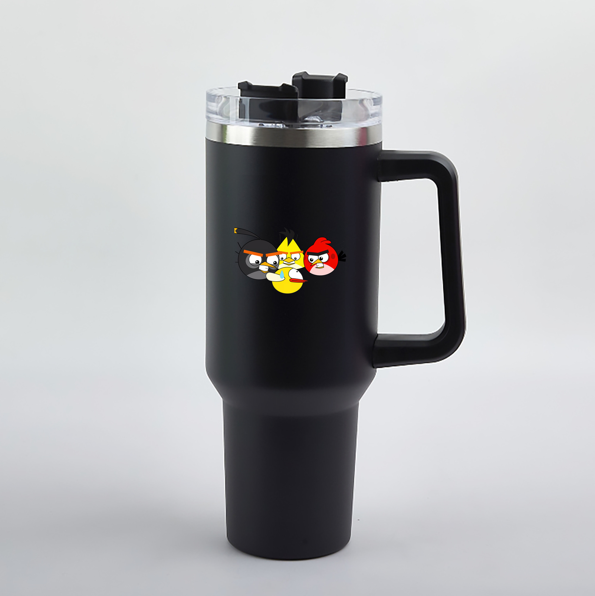 （画像用） Angry Birds アングリーバード 1200mL車用タンブラー（カラープリント）