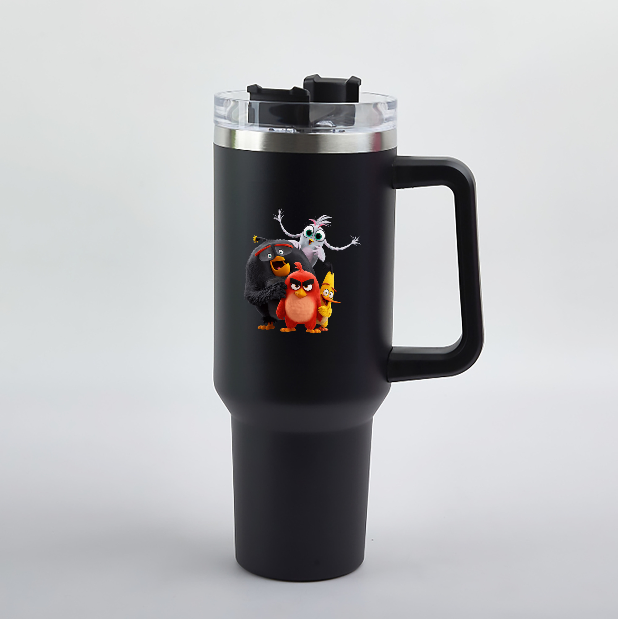 （画像用） Angry Birds アングリーバード 1200mL車用タンブラー（カラープリント）