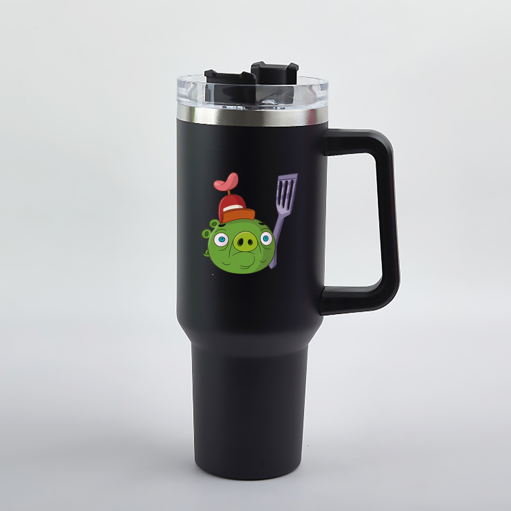 （画像用） Angry Birds アングリーバード 1200mL車用タンブラー（カラープリント）