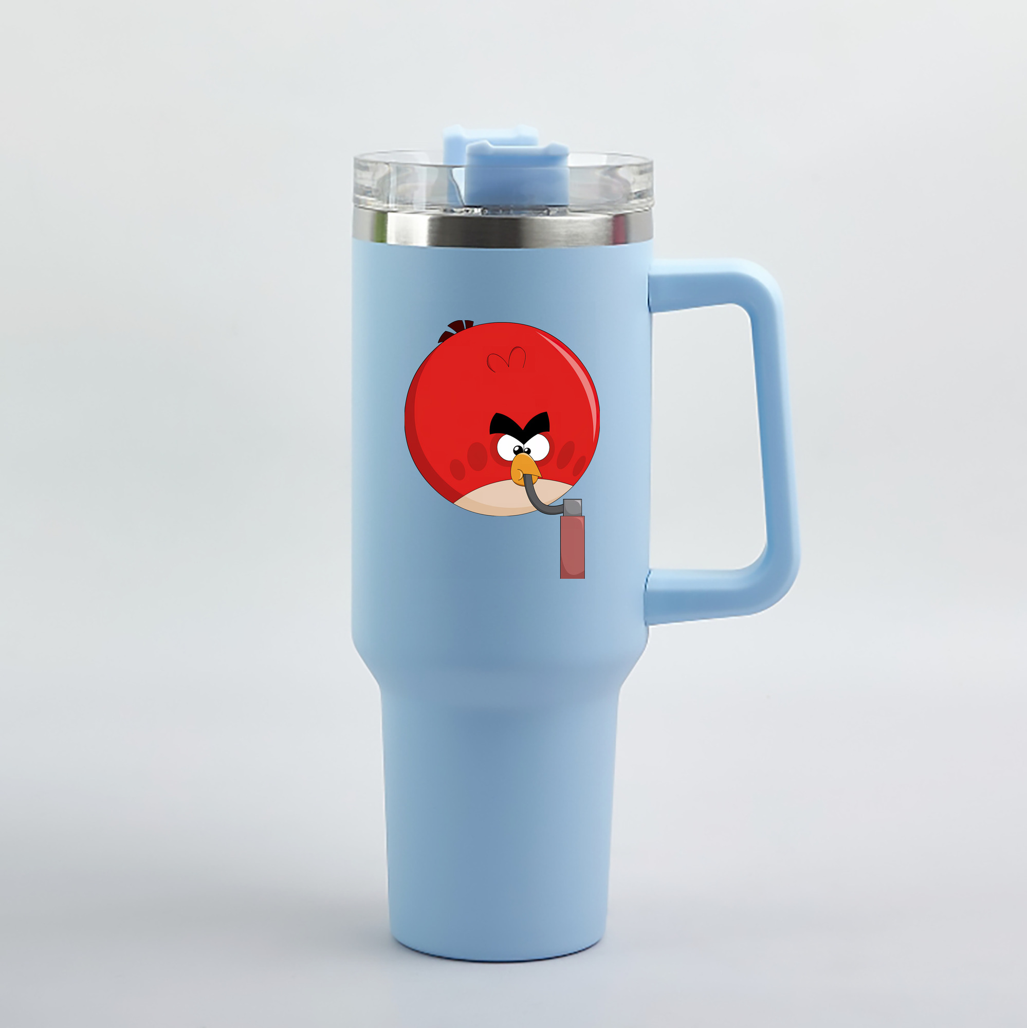 （画像用） Angry Birds アングリーバード 1200mL車用タンブラー（カラープリント）