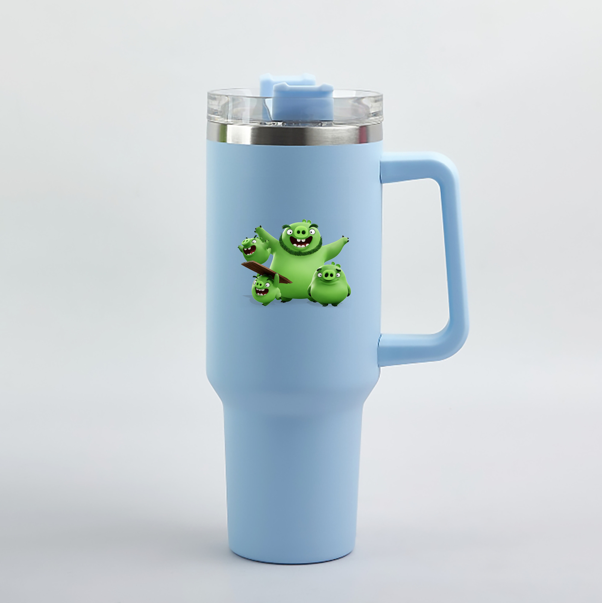 （画像用） Angry Birds アングリーバード 1200mL車用タンブラー（カラープリント）