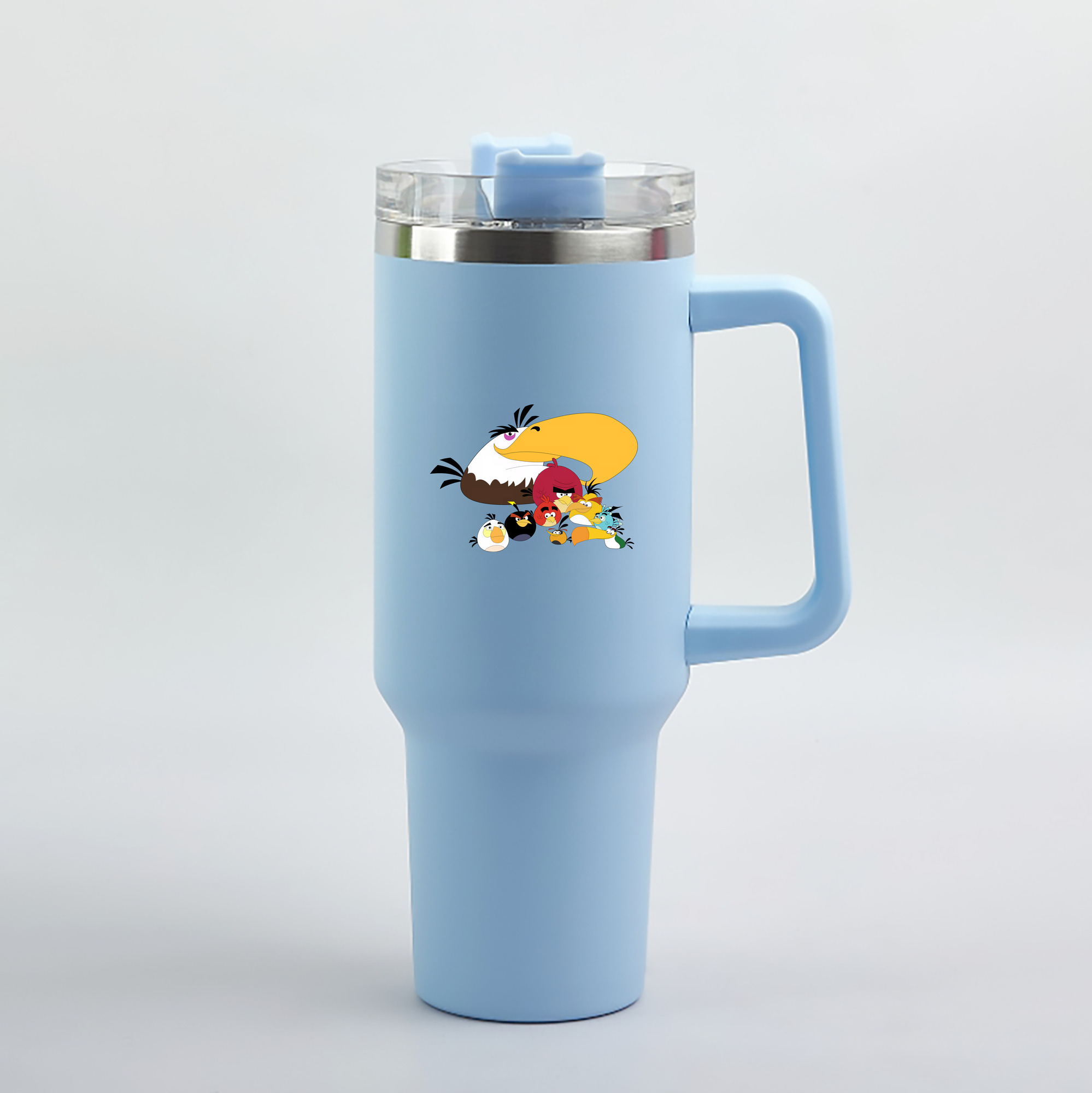 （画像用） Angry Birds アングリーバード 1200mL車用タンブラー（カラープリント）