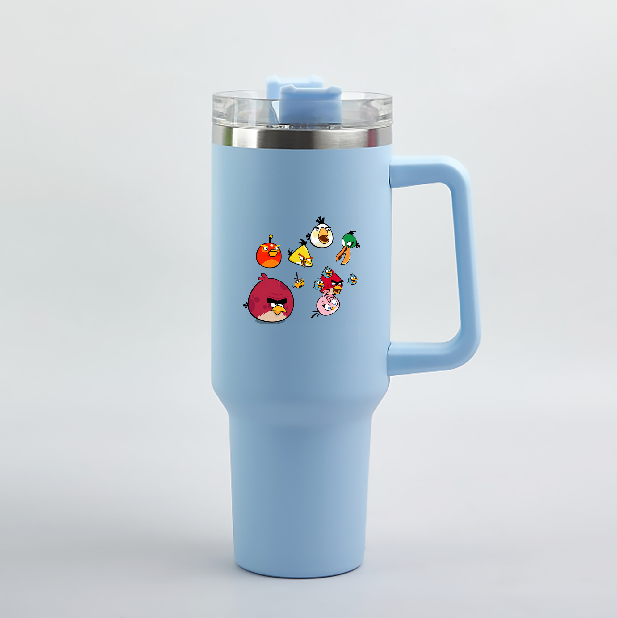 （画像用） Angry Birds アングリーバード 1200mL車用タンブラー（カラープリント）