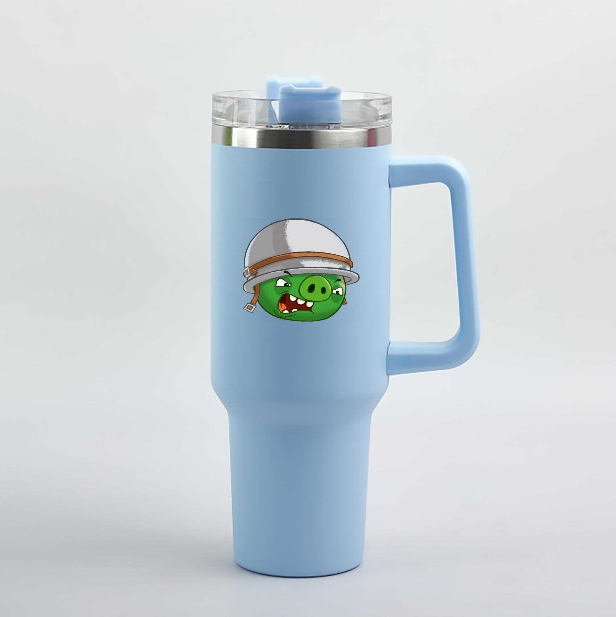 （画像用） Angry Birds アングリーバード 1200mL車用タンブラー（カラープリント）