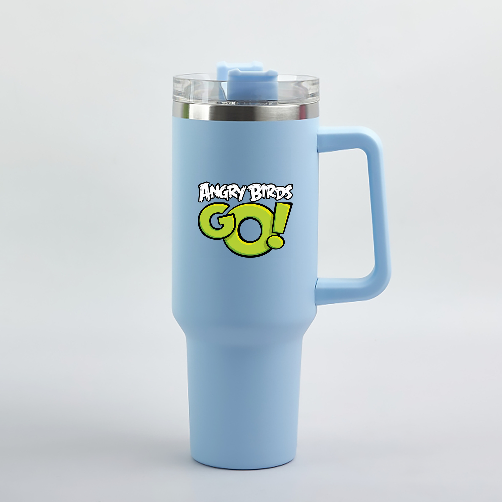 （画像用） Angry Birds アングリーバード 1200mL車用タンブラー（カラープリント）