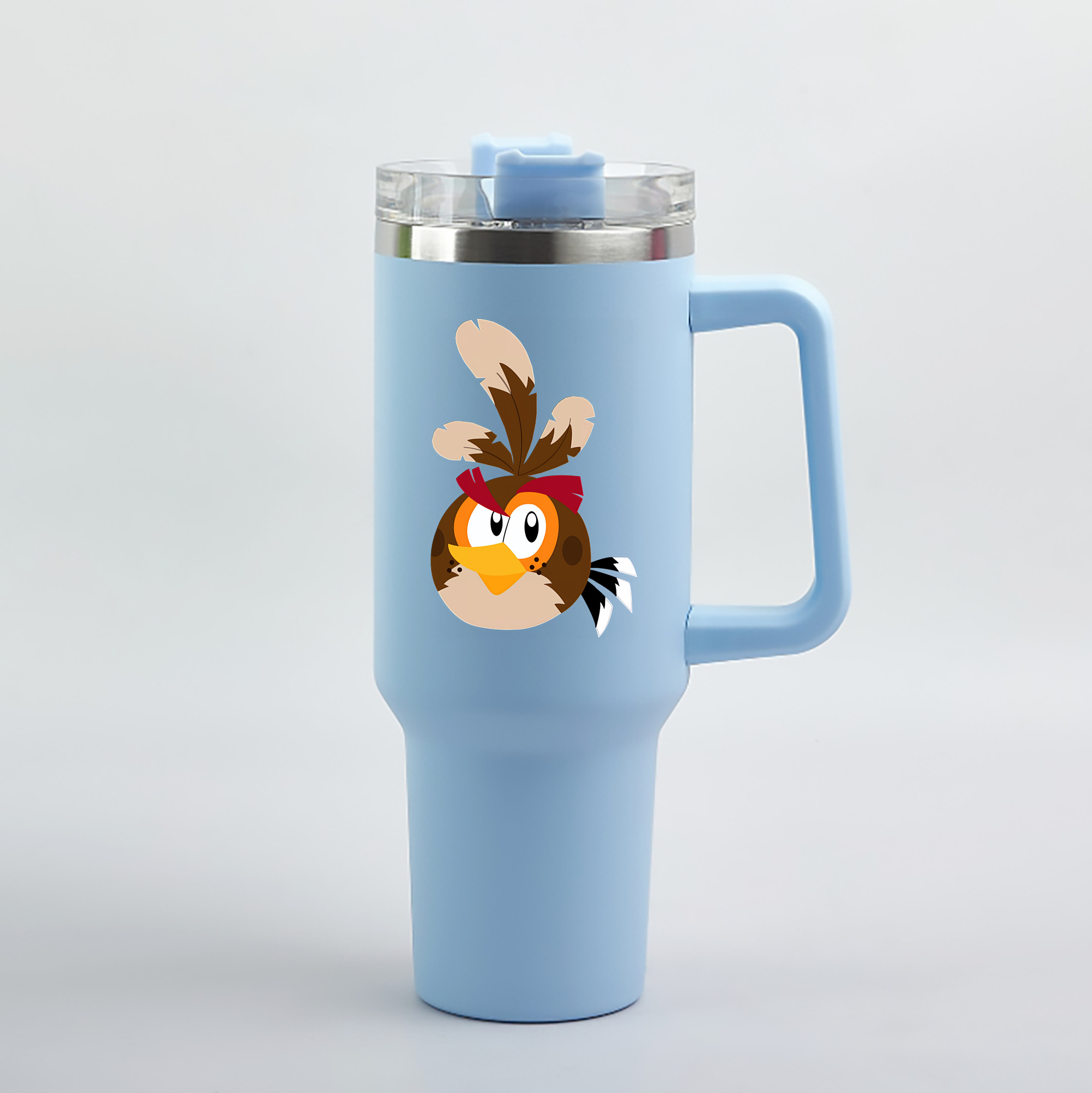 （画像用） Angry Birds アングリーバード 1200mL車用タンブラー（カラープリント）
