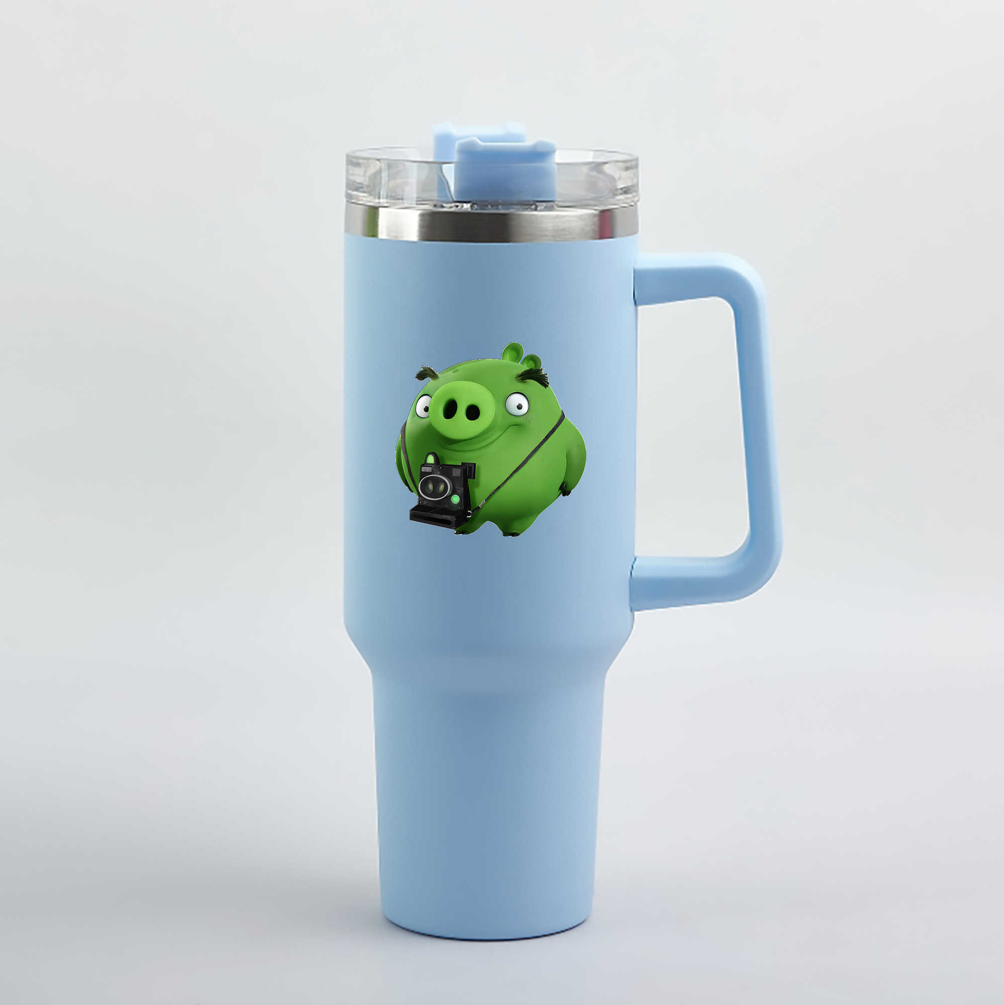 （画像用） Angry Birds アングリーバード 1200mL車用タンブラー（カラープリント）