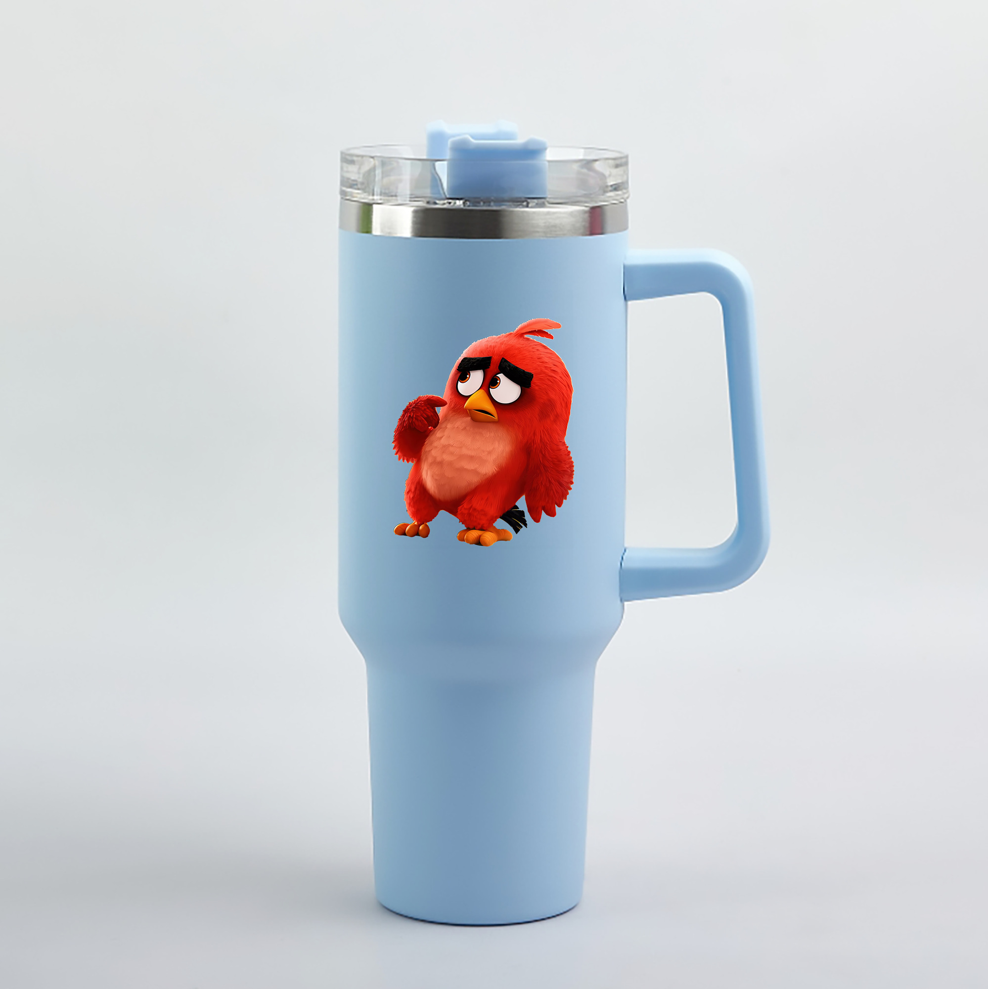 （画像用） Angry Birds アングリーバード 1200mL車用タンブラー（カラープリント）