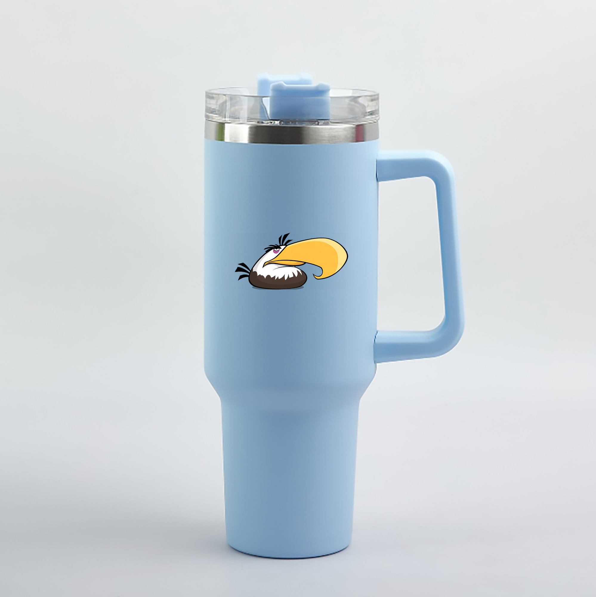 （画像用） Angry Birds アングリーバード 1200mL車用タンブラー（カラープリント）