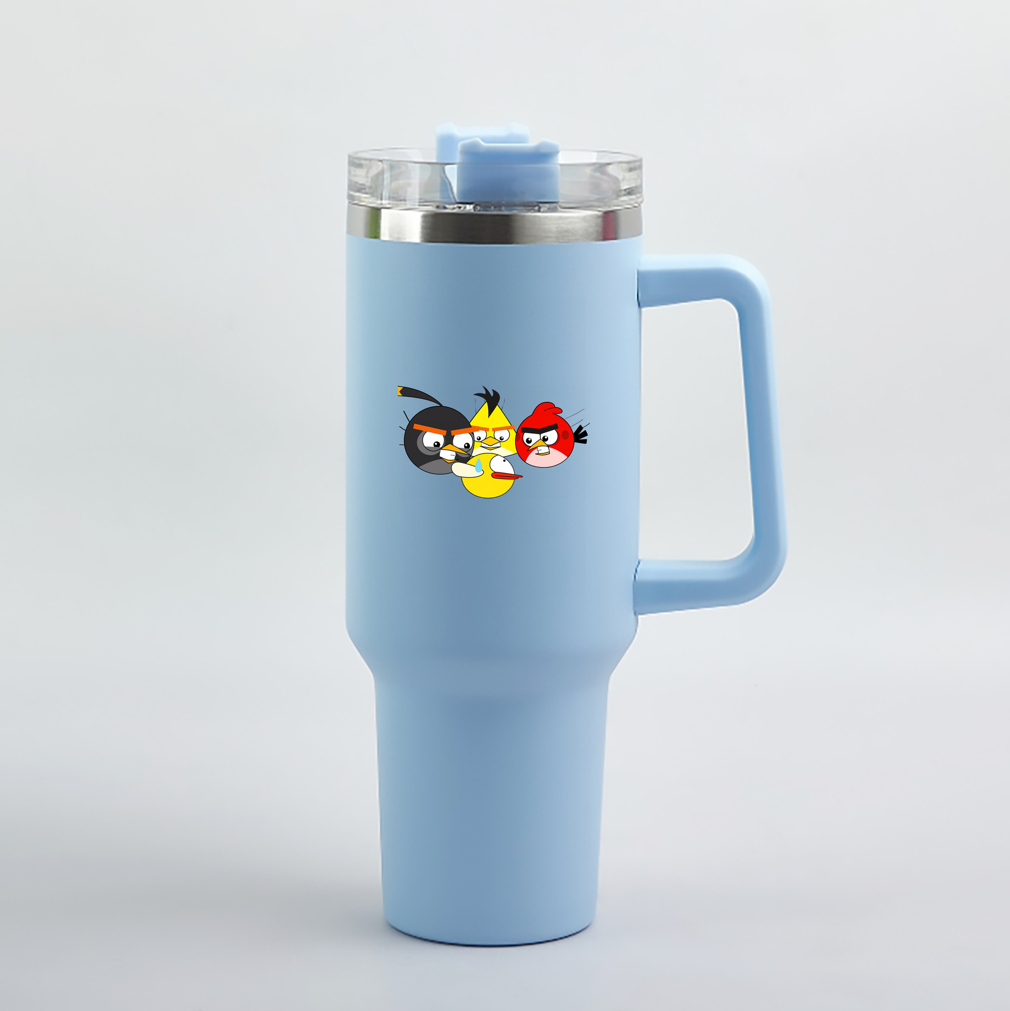 （画像用） Angry Birds アングリーバード 1200mL車用タンブラー（カラープリント）