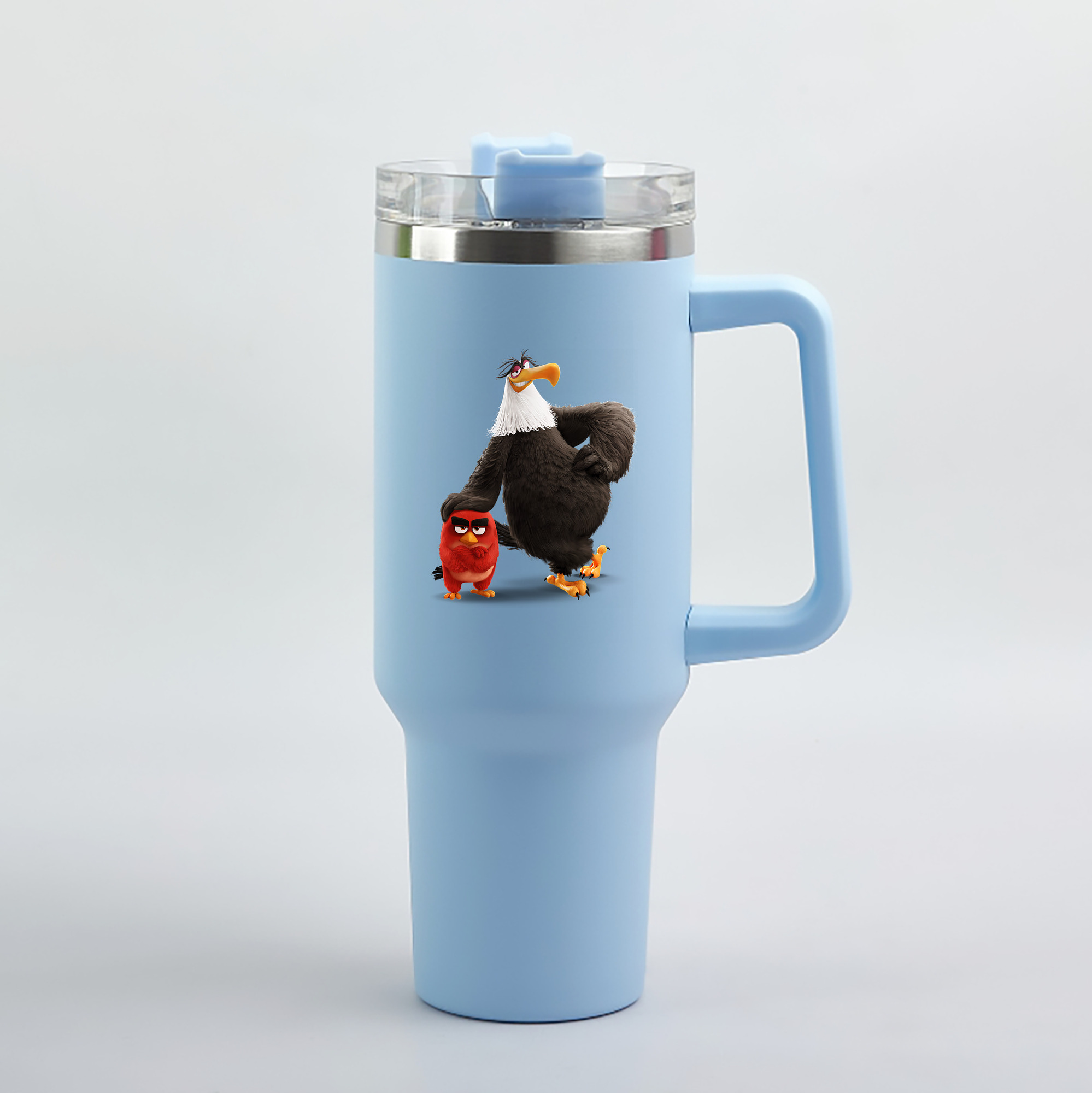 （画像用） Angry Birds アングリーバード 1200mL車用タンブラー（カラープリント）