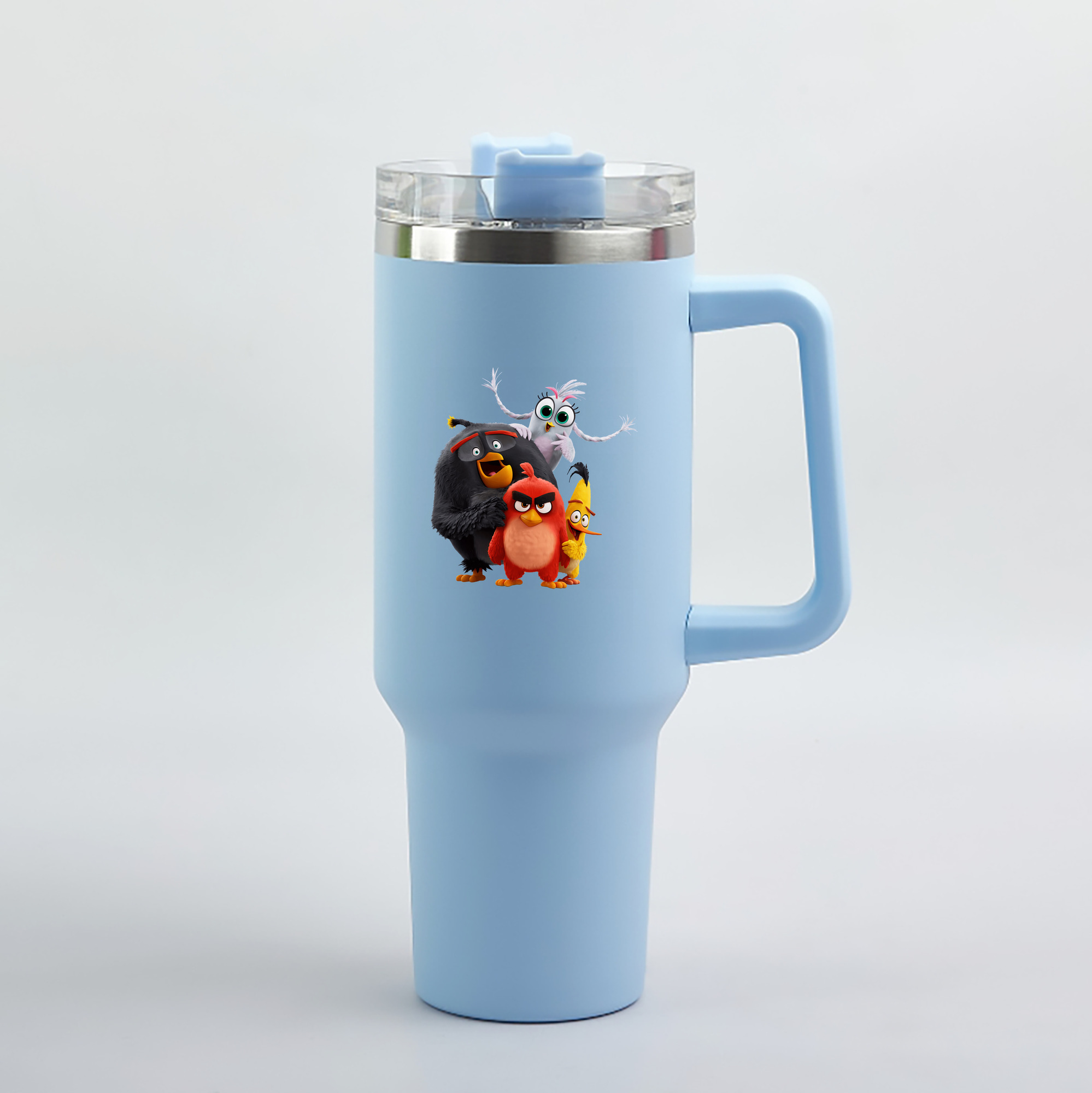 （画像用） Angry Birds アングリーバード 1200mL車用タンブラー（カラープリント）