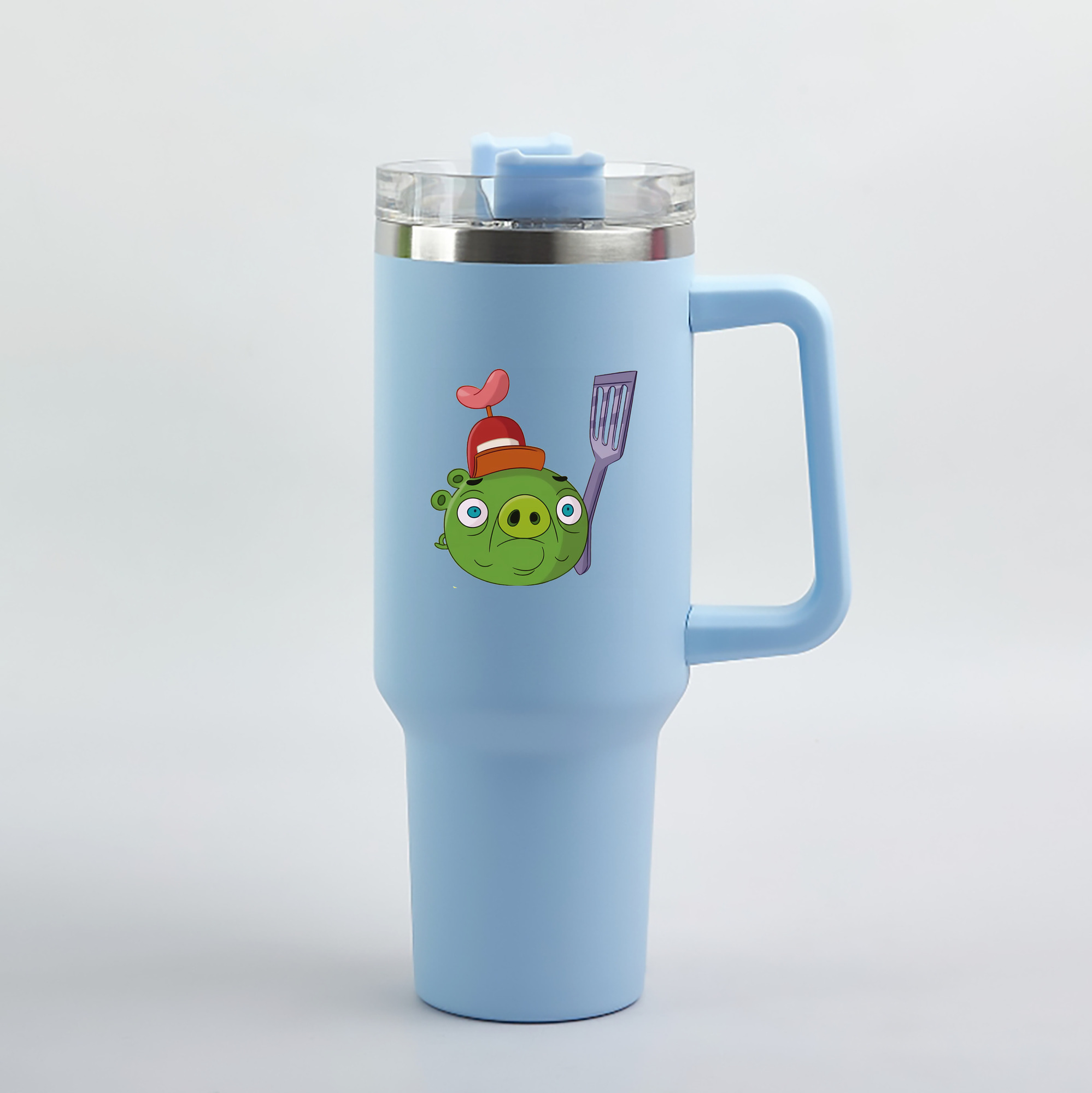 （画像用） Angry Birds アングリーバード 1200mL車用タンブラー（カラープリント）