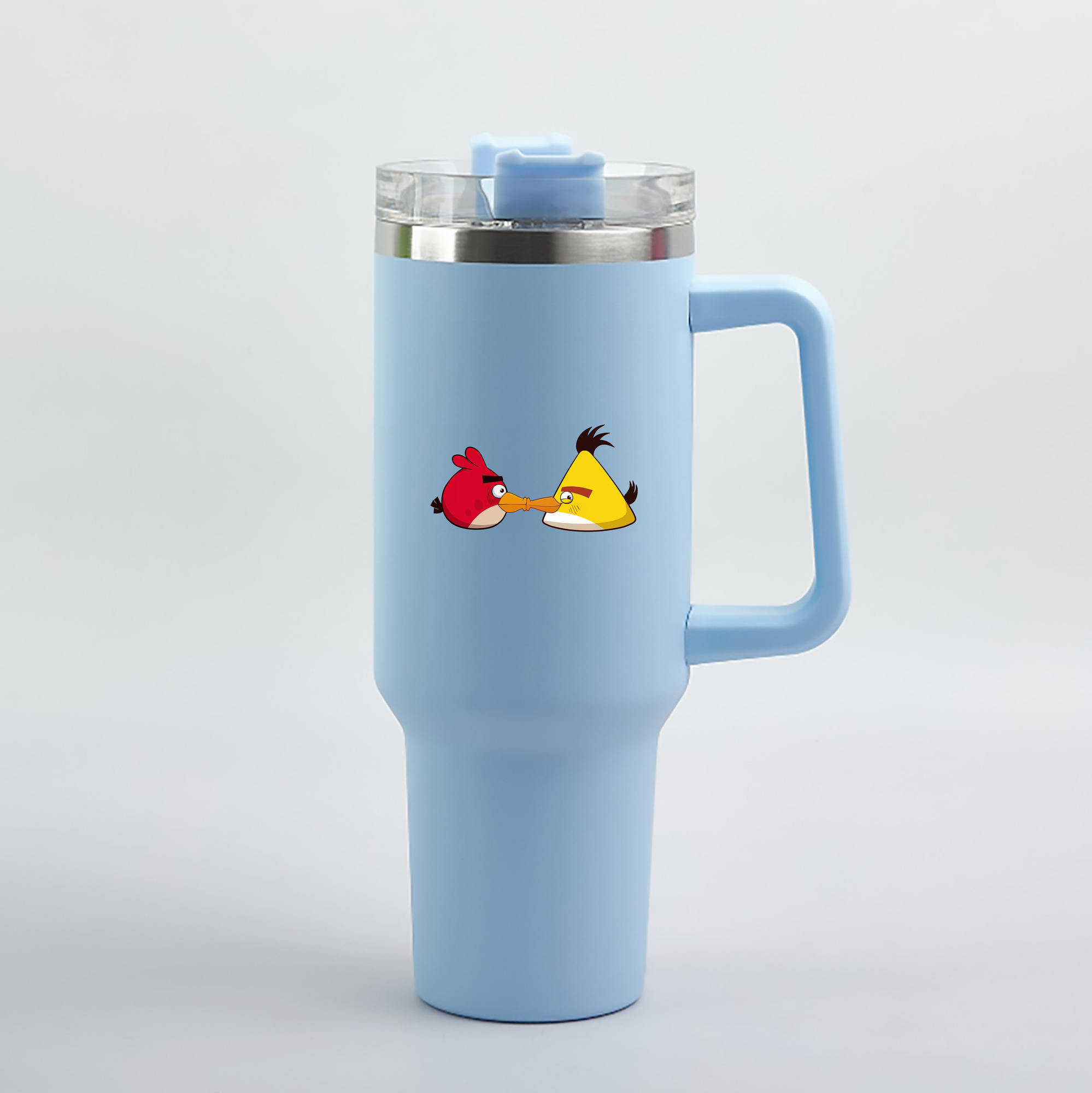 （画像用） Angry Birds アングリーバード 1200mL車用タンブラー（カラープリント）