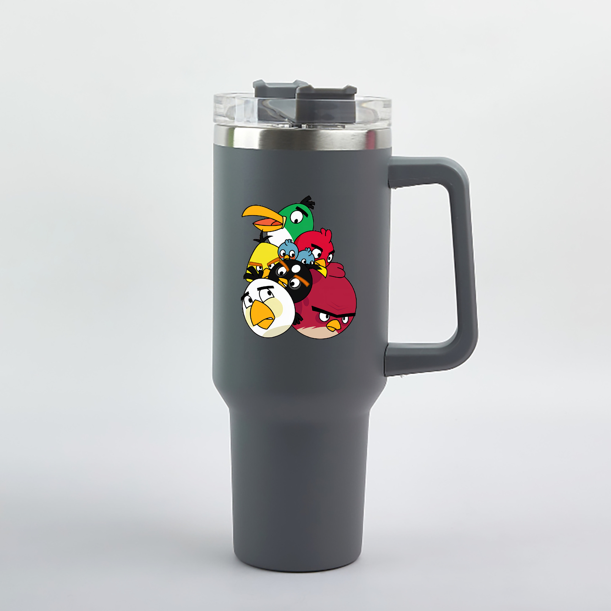 （画像用） Angry Birds アングリーバード 1200mL車用タンブラー（カラープリント）