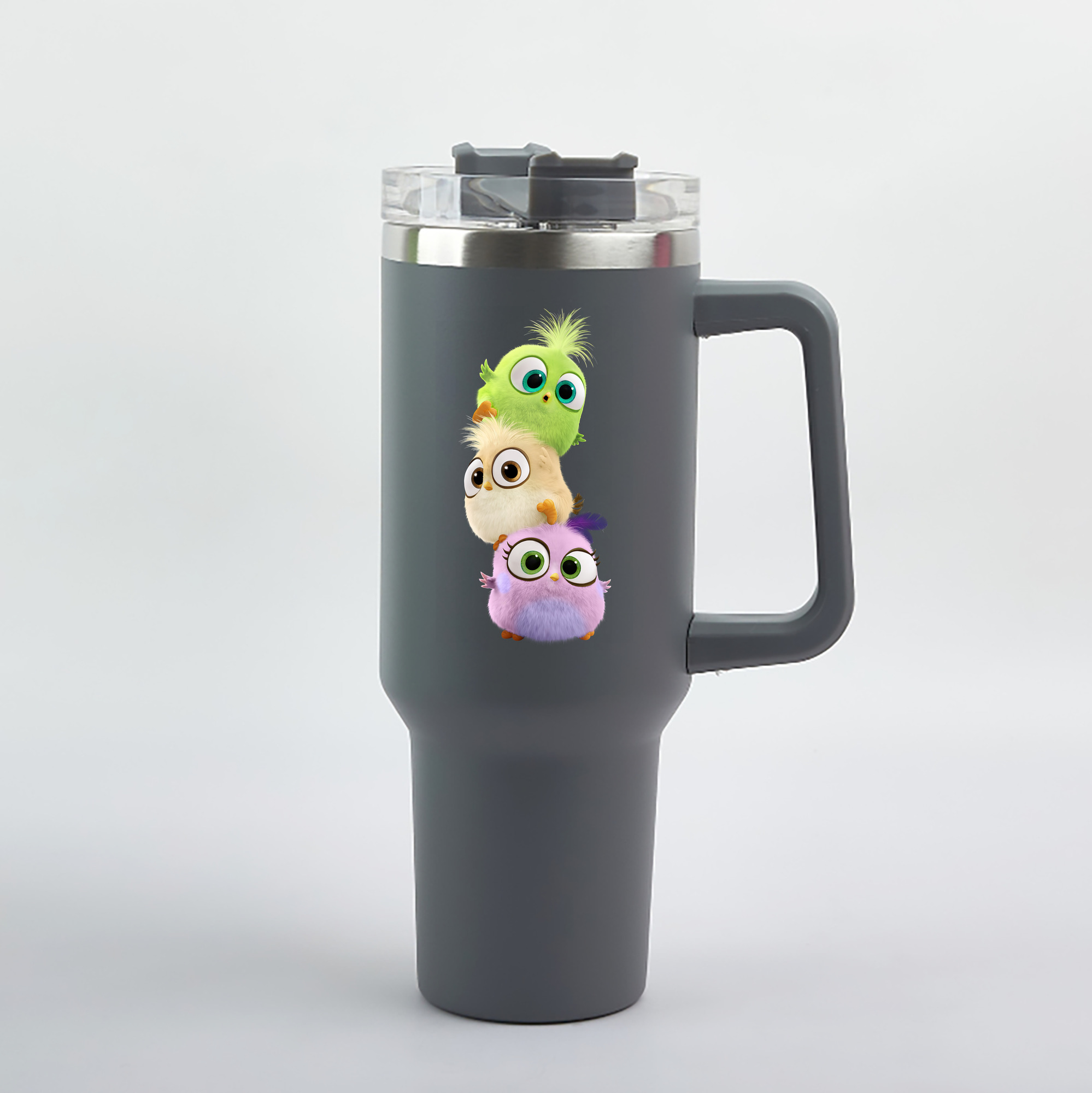 （画像用） Angry Birds アングリーバード 1200mL車用タンブラー（カラープリント）