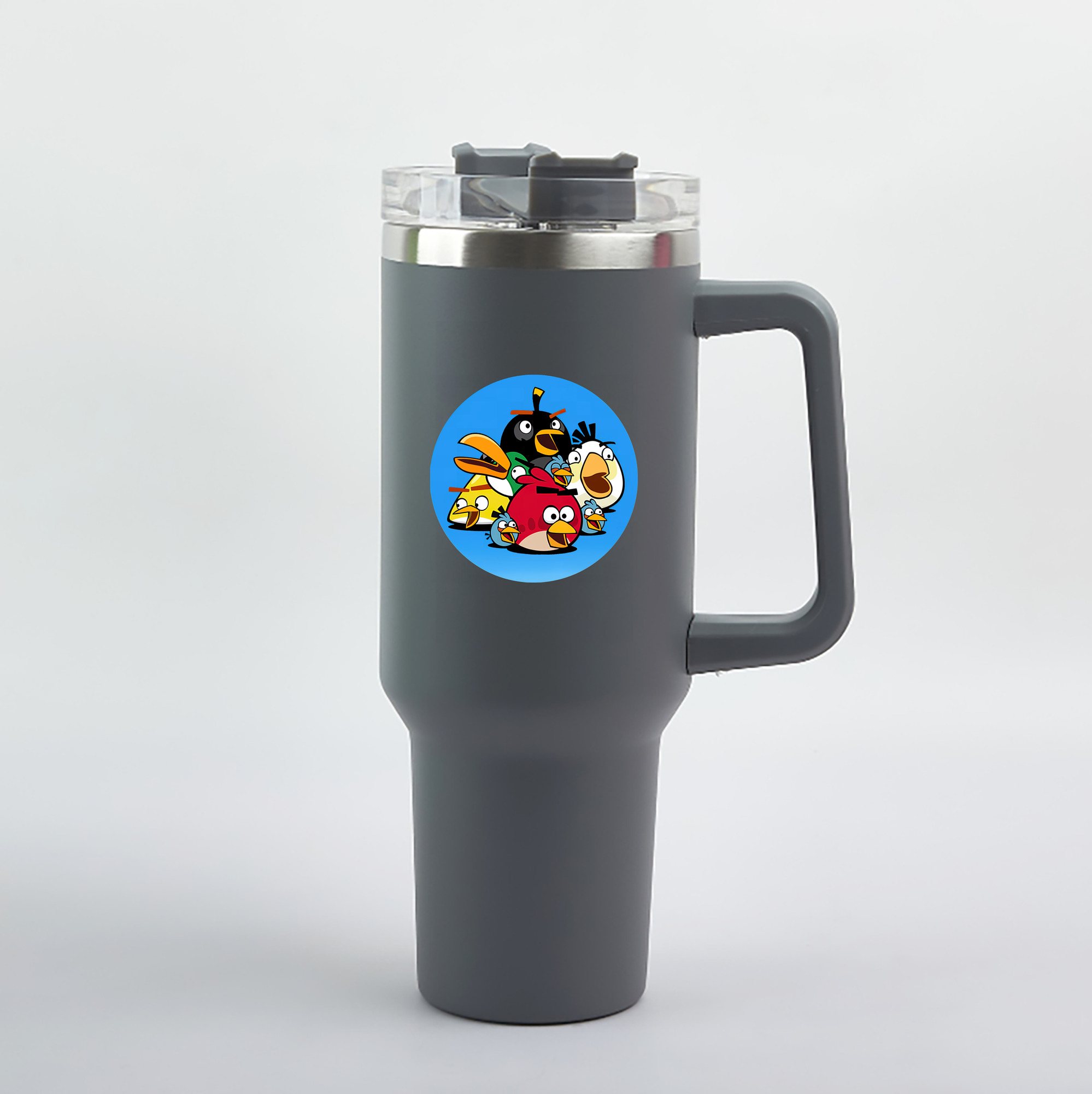 （画像用） Angry Birds アングリーバード 1200mL車用タンブラー（カラープリント）