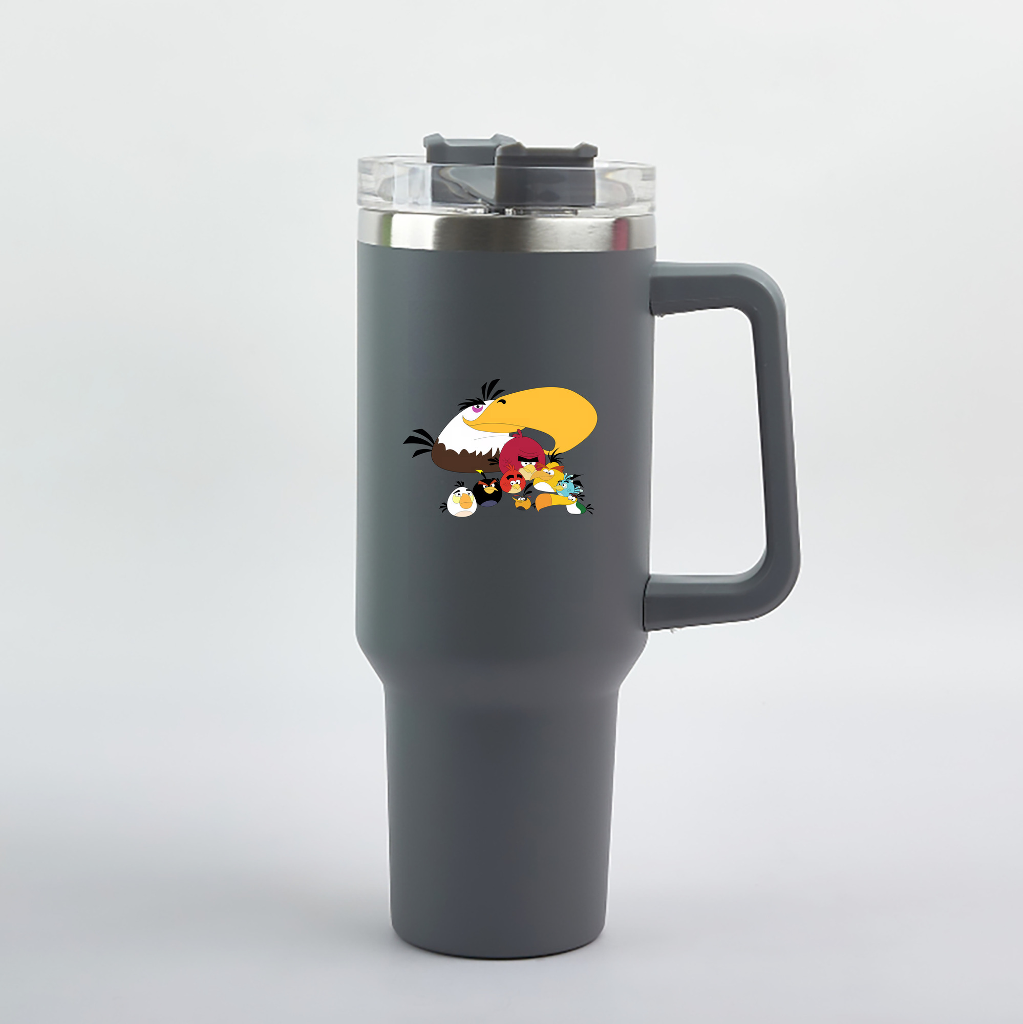 （画像用） Angry Birds アングリーバード 1200mL車用タンブラー（カラープリント）