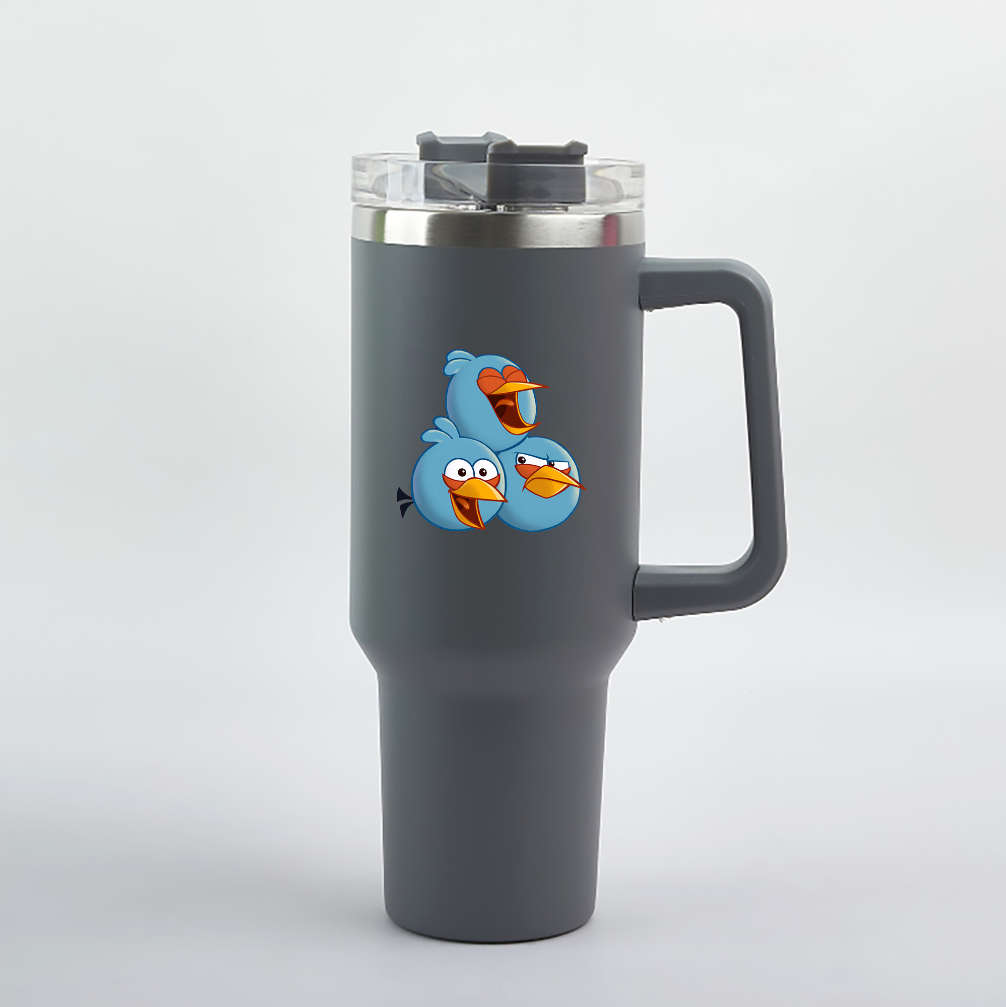 （画像用） Angry Birds アングリーバード 1200mL車用タンブラー（カラープリント）