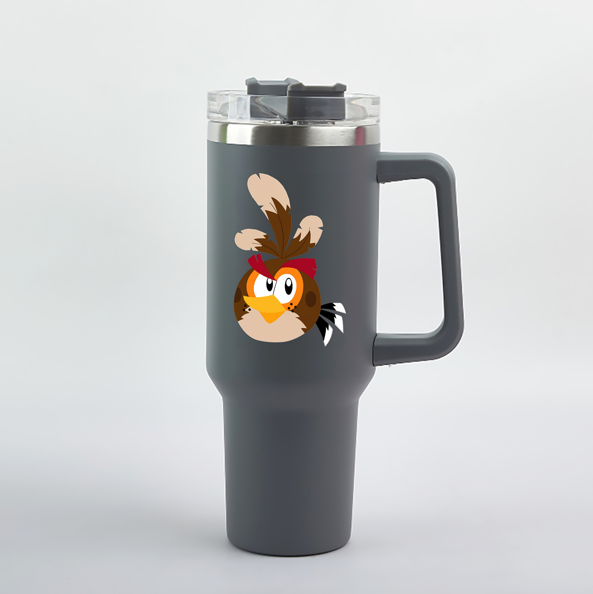 （画像用） Angry Birds アングリーバード 1200mL車用タンブラー（カラープリント）
