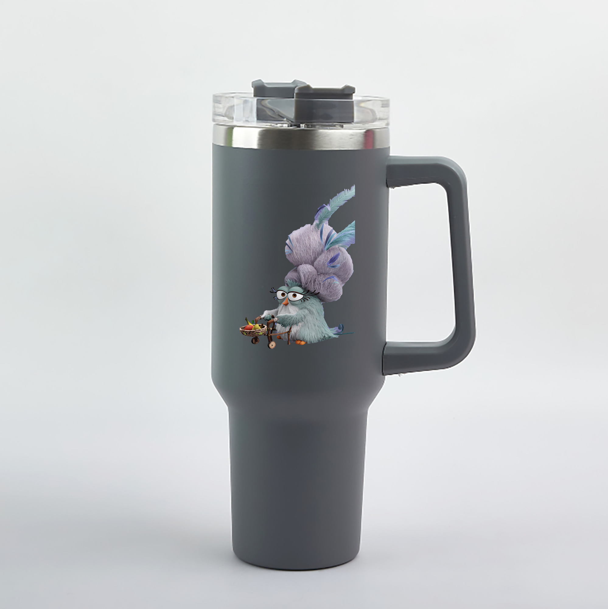 （画像用） Angry Birds アングリーバード 1200mL車用タンブラー（カラープリント）