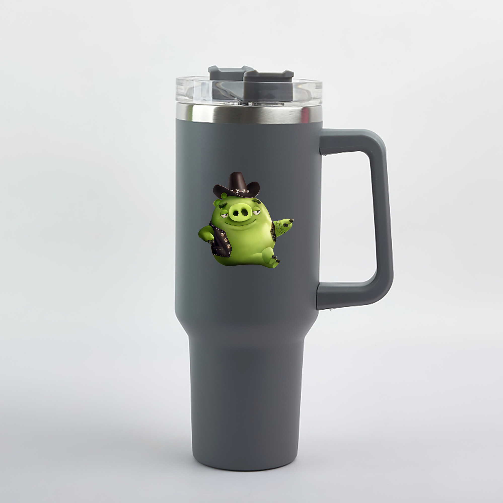 （画像用） Angry Birds アングリーバード 1200mL車用タンブラー（カラープリント）