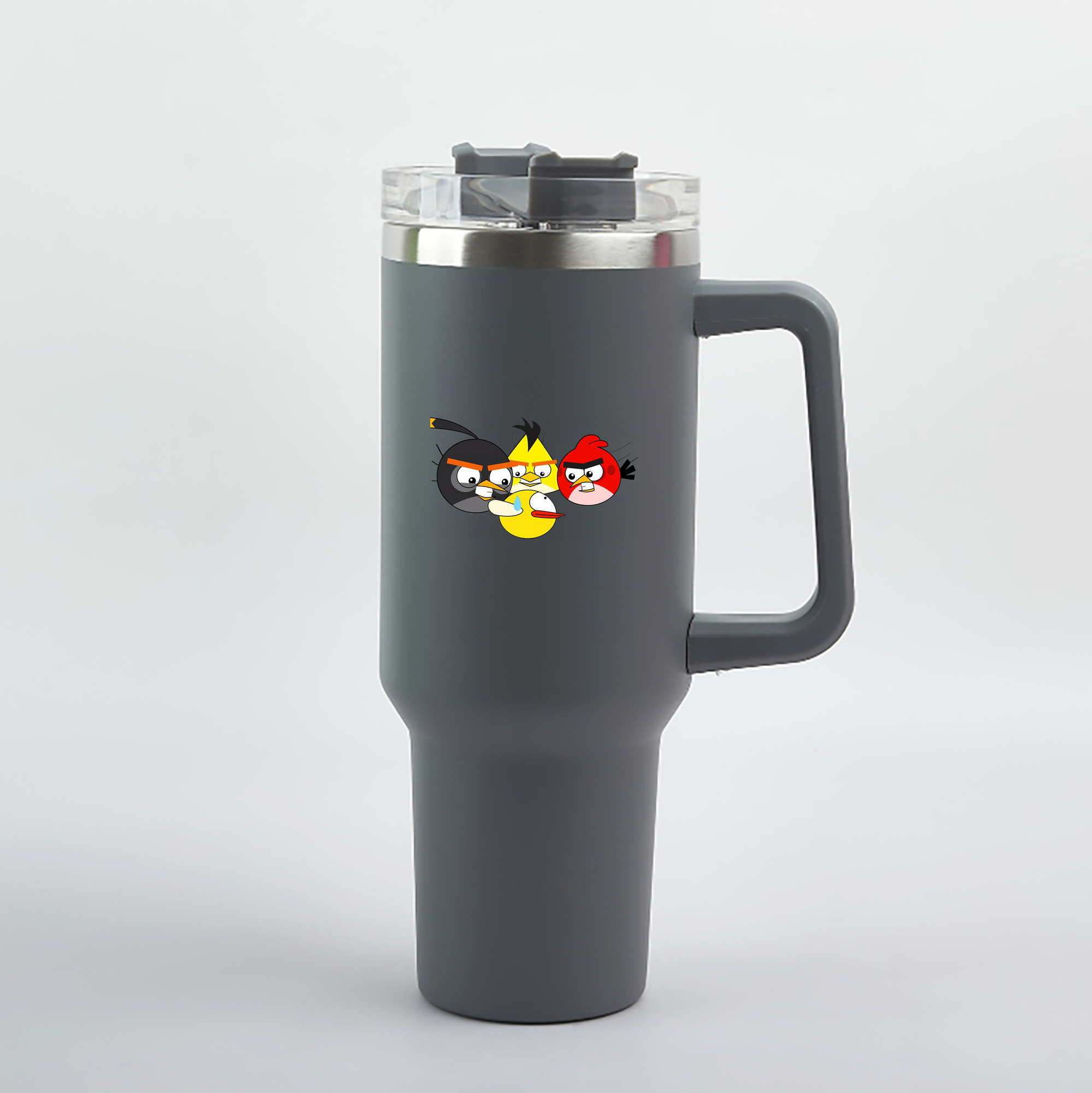 （画像用） Angry Birds アングリーバード 1200mL車用タンブラー（カラープリント）