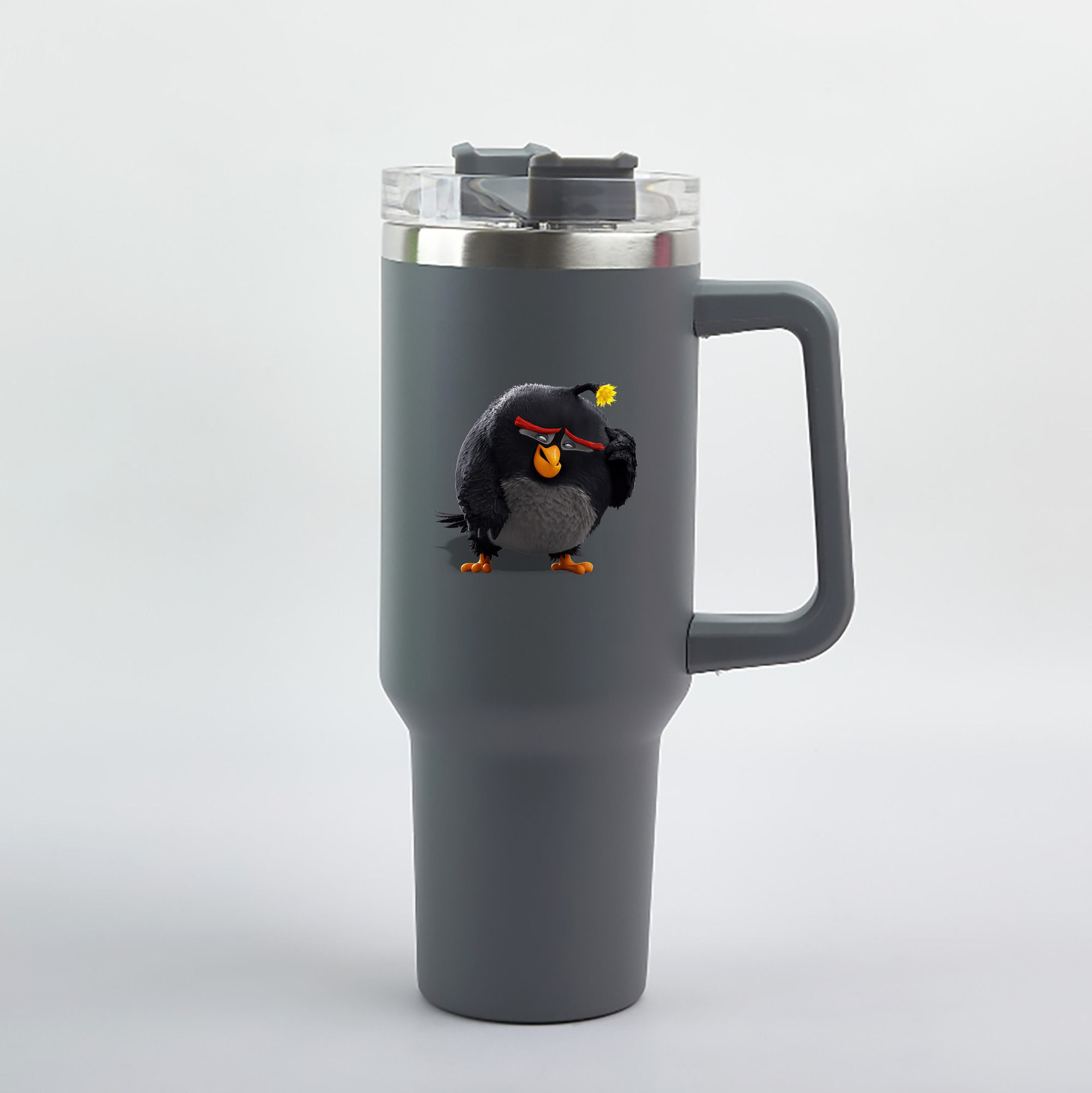 （画像用） Angry Birds アングリーバード 1200mL車用タンブラー（カラープリント）