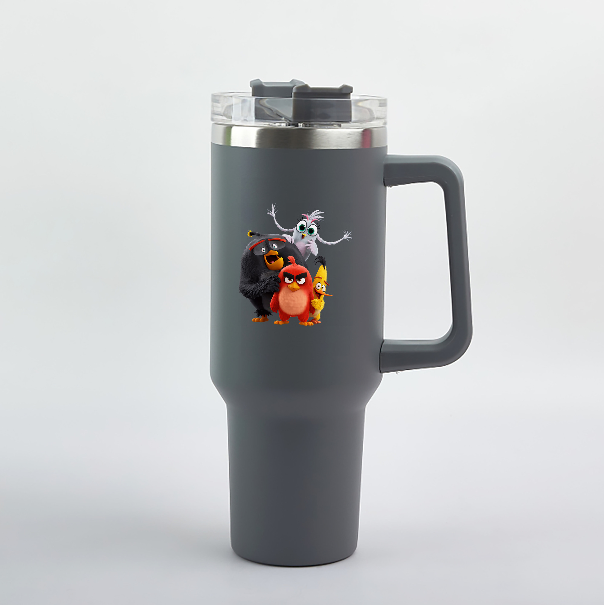 （画像用） Angry Birds アングリーバード 1200mL車用タンブラー（カラープリント）