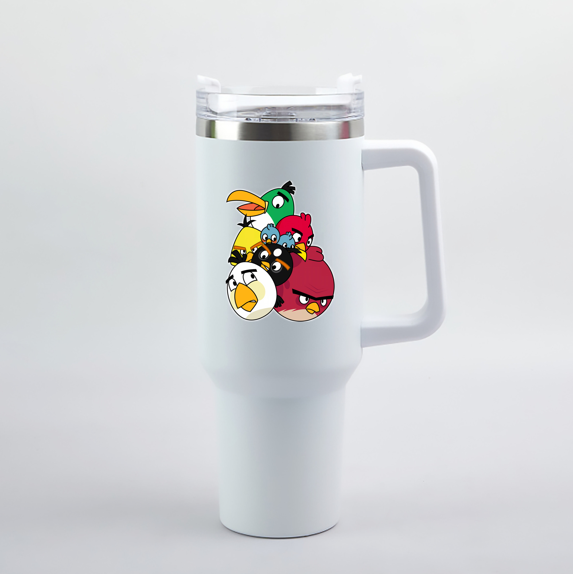 （画像用） Angry Birds アングリーバード 1200mL車用タンブラー（カラープリント）