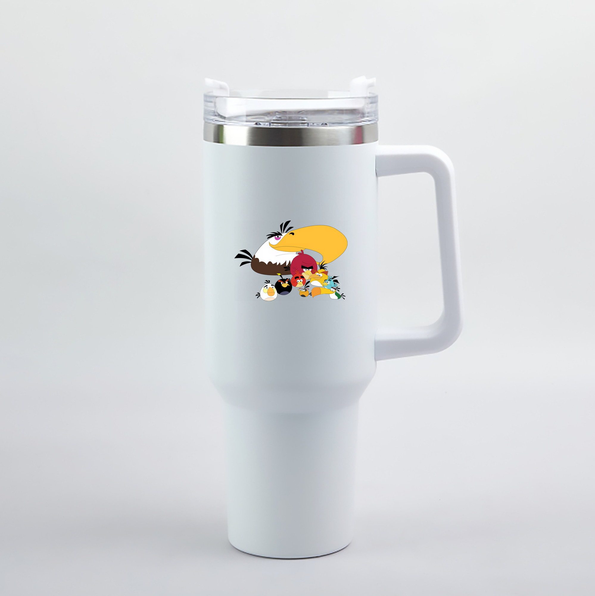 （画像用） Angry Birds アングリーバード 1200mL車用タンブラー（カラープリント）