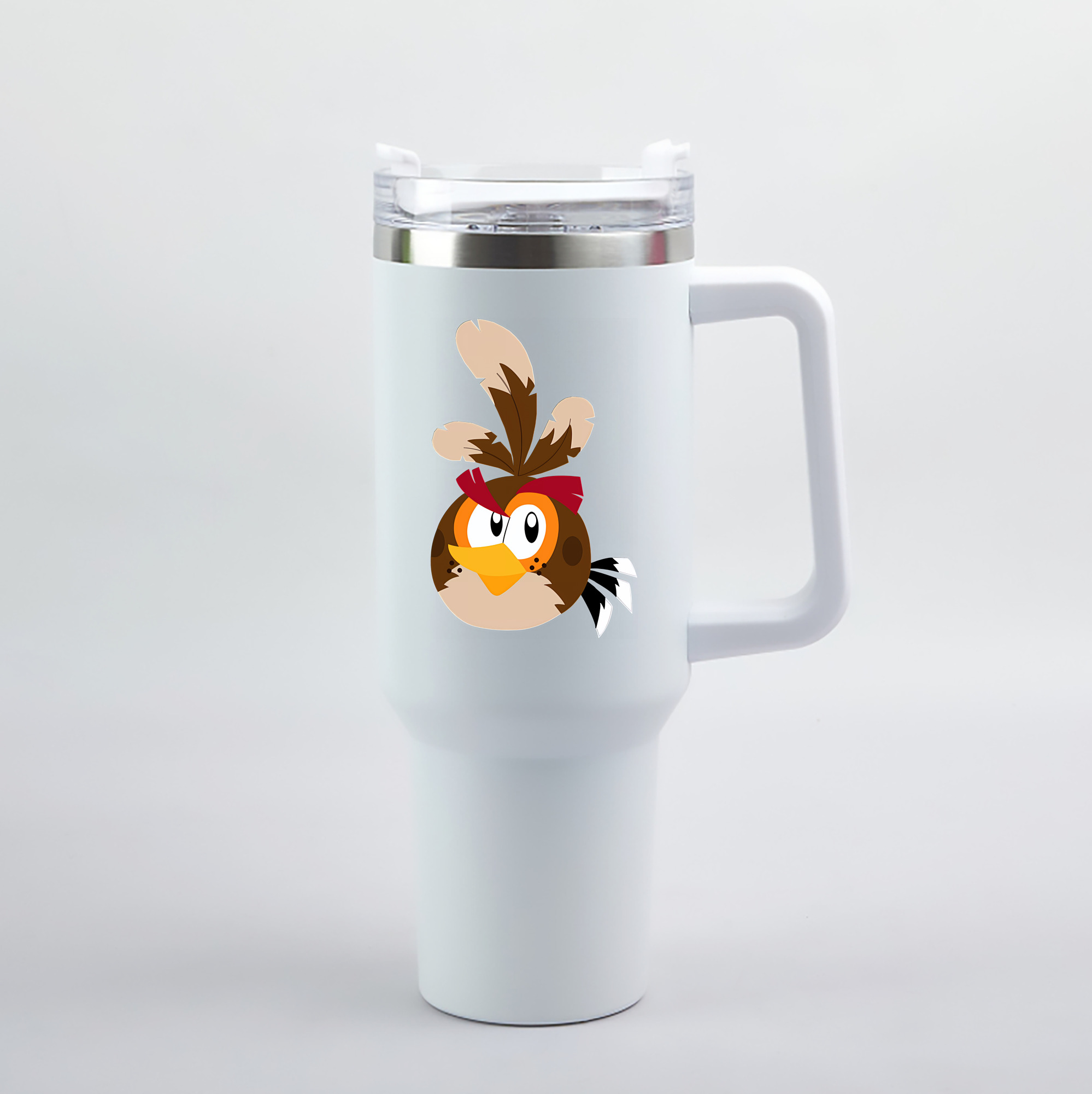 （画像用） Angry Birds アングリーバード 1200mL車用タンブラー（カラープリント）