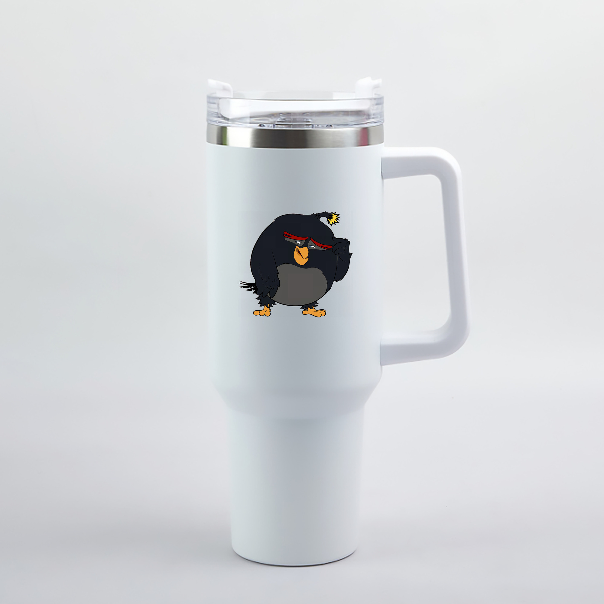 （画像用） Angry Birds アングリーバード 1200mL車用タンブラー（カラープリント）