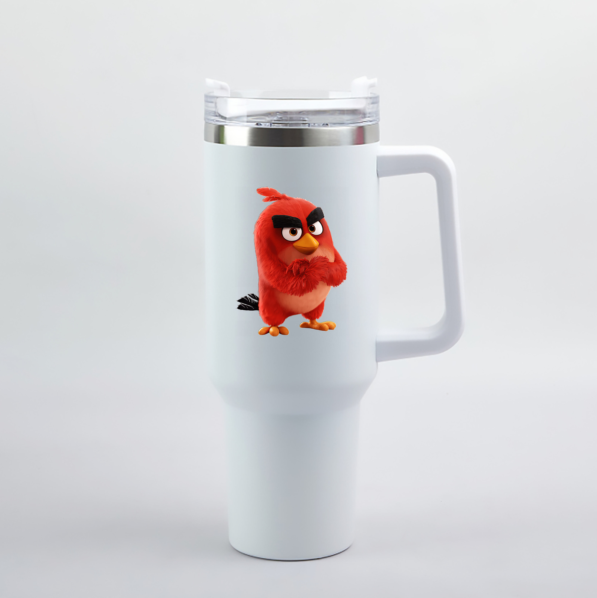 （画像用） Angry Birds アングリーバード 1200mL車用タンブラー（カラープリント）