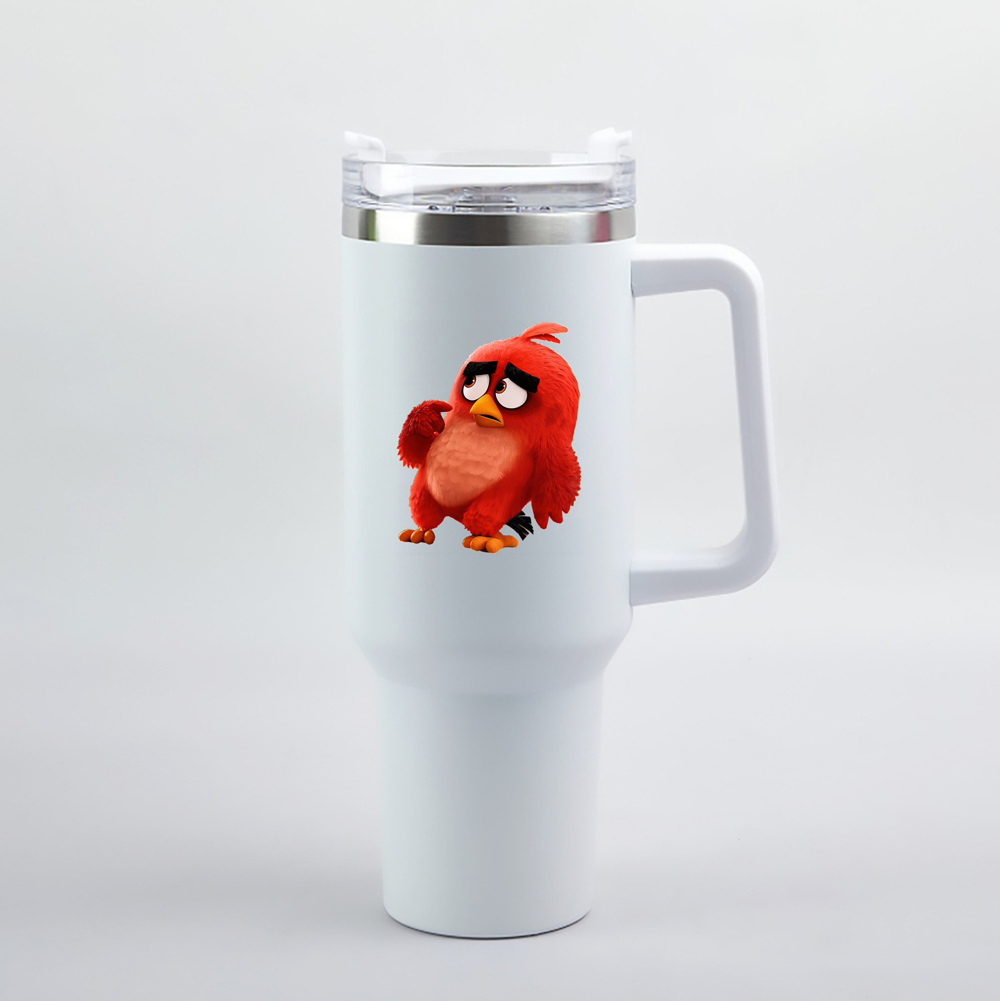 （画像用） Angry Birds アングリーバード 1200mL車用タンブラー（カラープリント）
