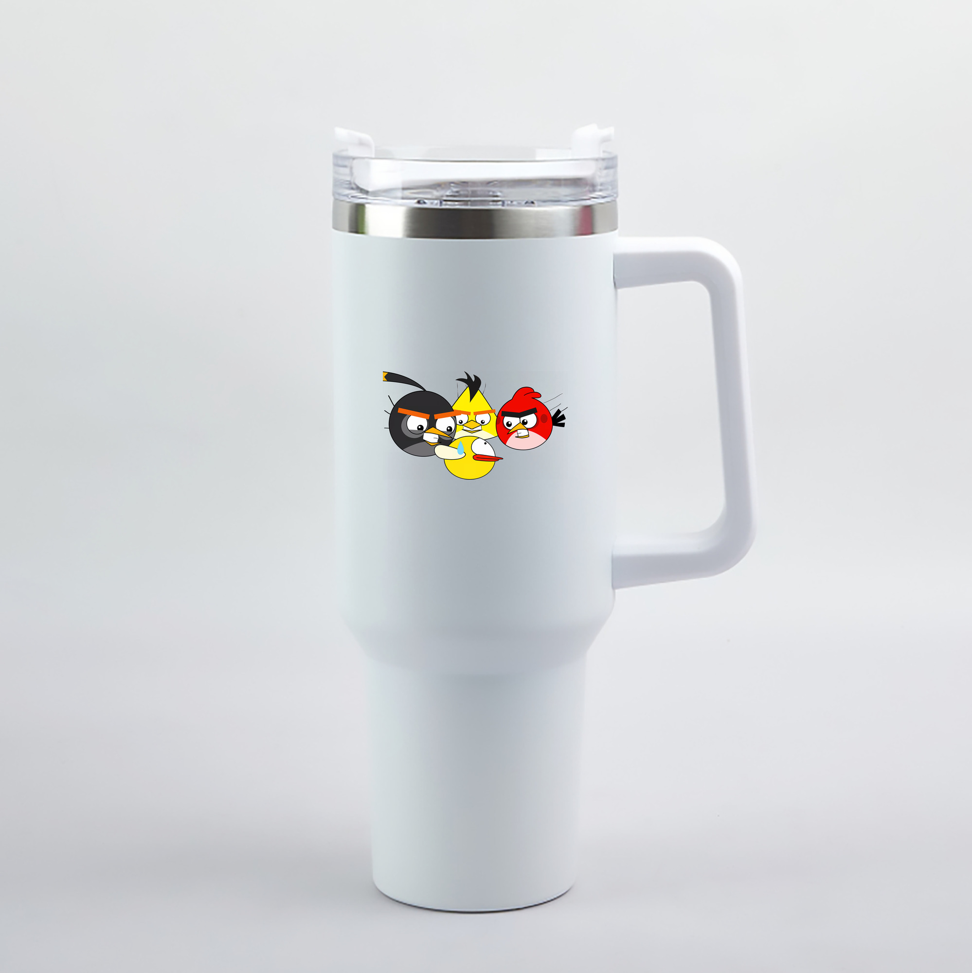 （画像用） Angry Birds アングリーバード 1200mL車用タンブラー（カラープリント）