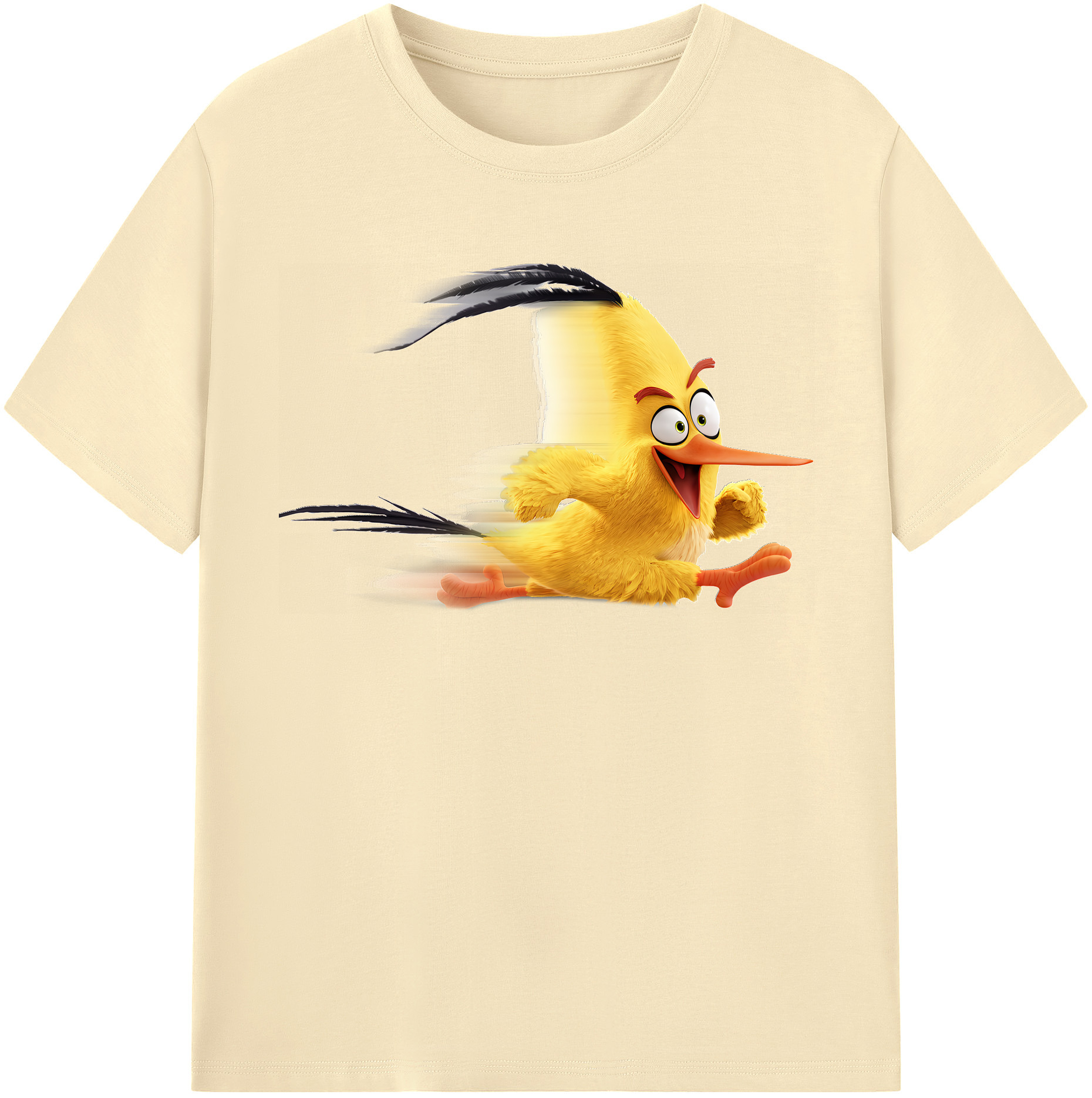 （画像用） Angry Birds アングリーバード 綿100％半袖Tシャツ（フロントプリント）