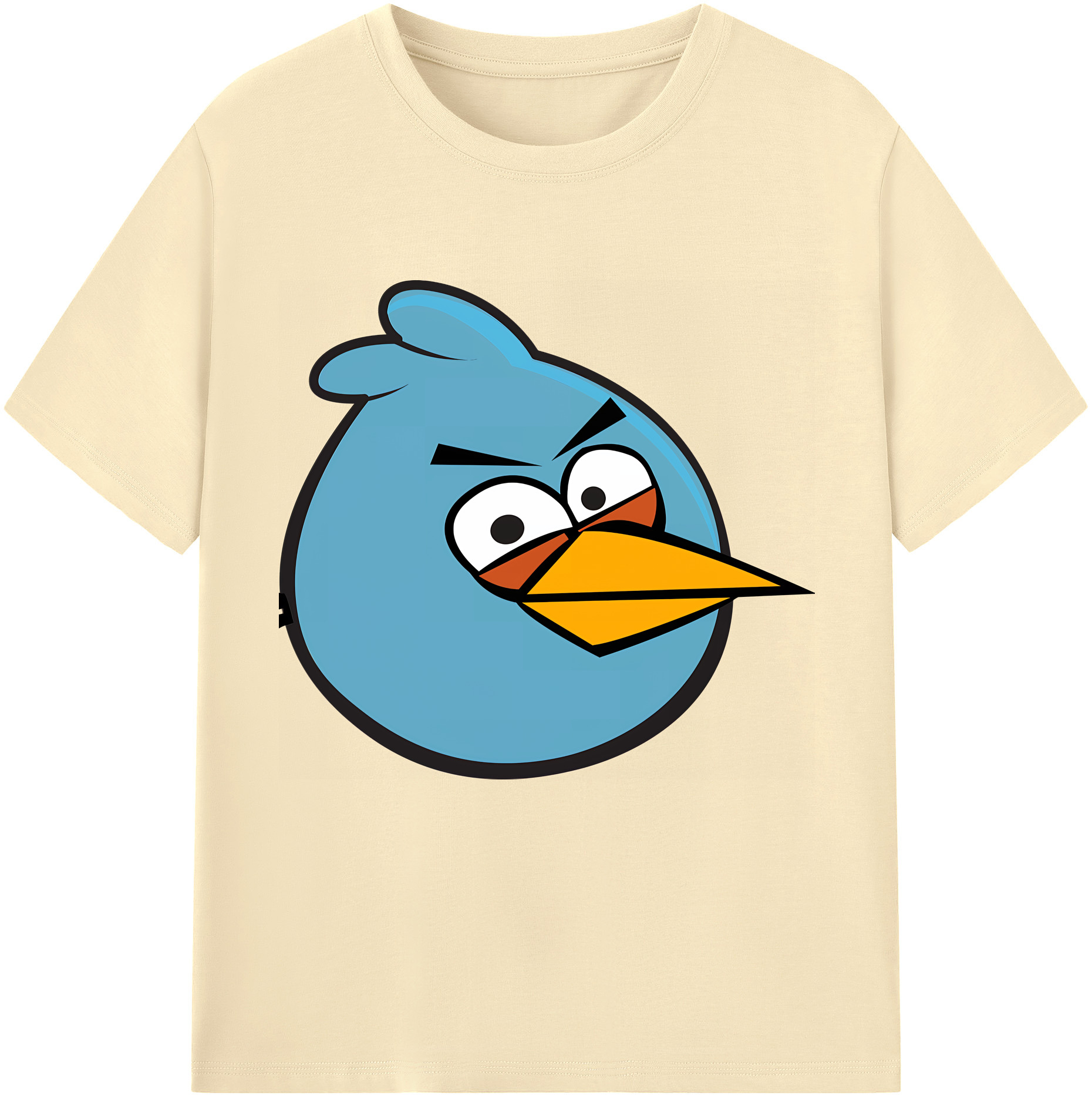（画像用） Angry Birds アングリーバード 綿100％半袖Tシャツ（フロントプリント）