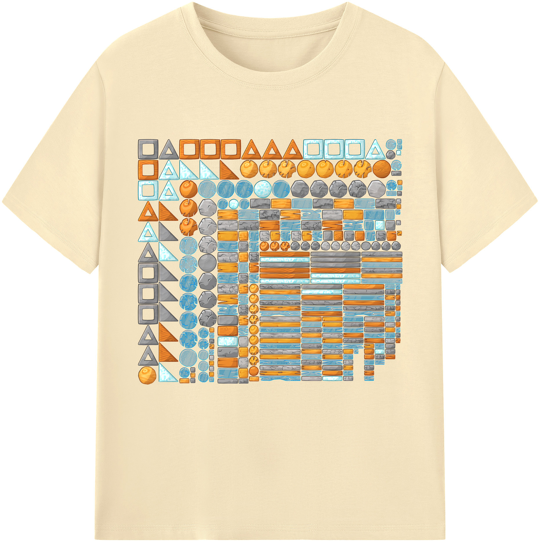 （画像用） Angry Birds アングリーバード 綿100％半袖Tシャツ（フロントプリント）