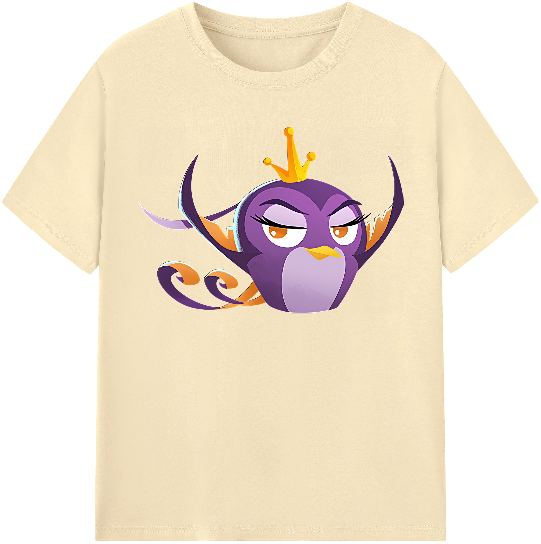 （画像用） Angry Birds アングリーバード 綿100％半袖Tシャツ（フロントプリント）