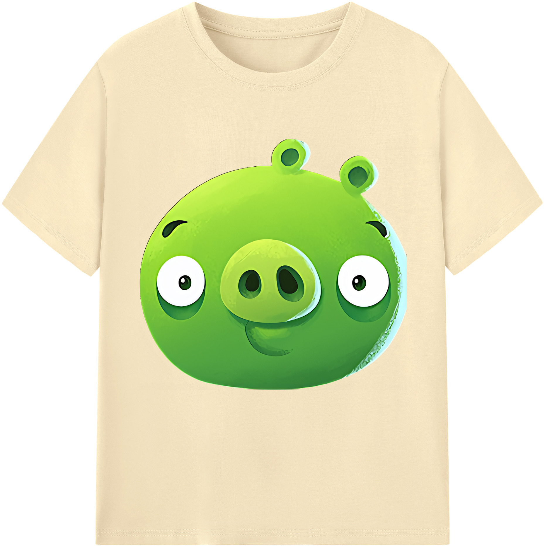 （画像用） Angry Birds アングリーバード 綿100％半袖Tシャツ（フロントプリント）